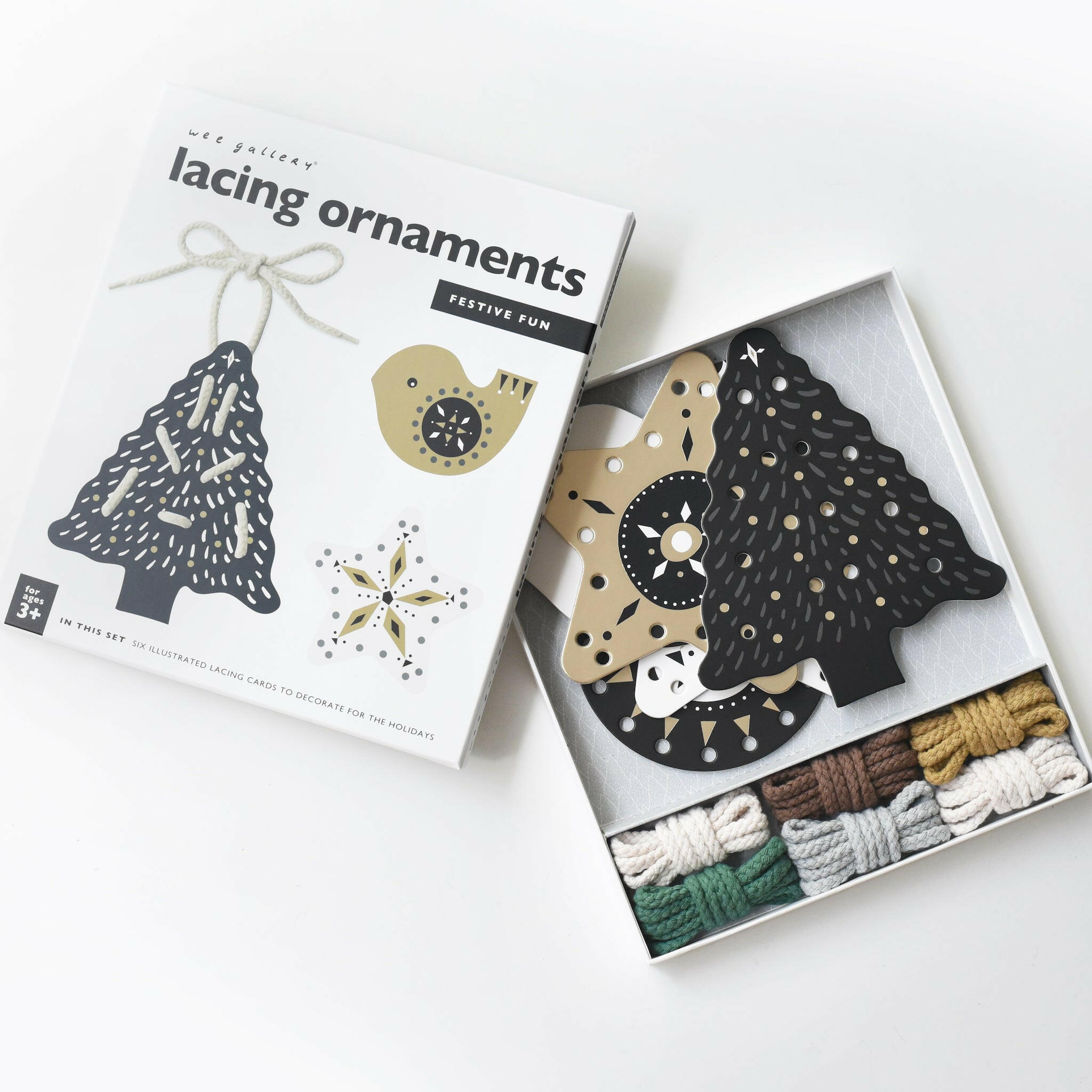 Festive Fun Lacing Ornaments Christmas Wee Gallery