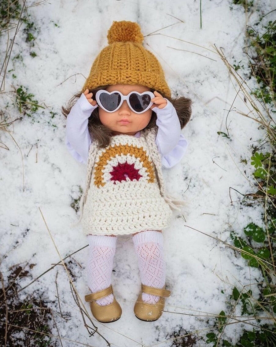 Baby Girl Doll - Brunette Dolls Miniland
