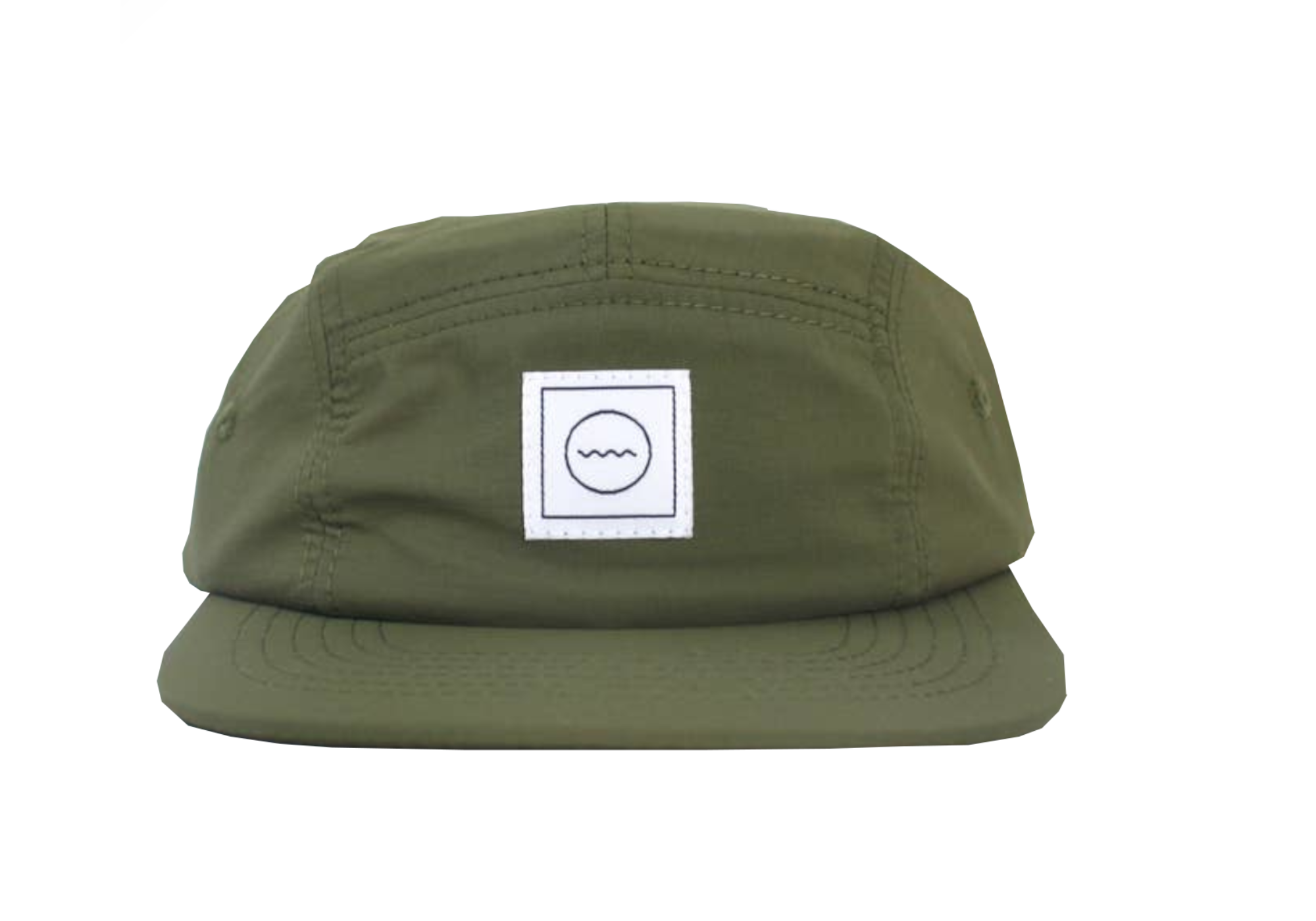 Waterproof Five-Panel Kids Hat - Moss Hats Rad River Co.