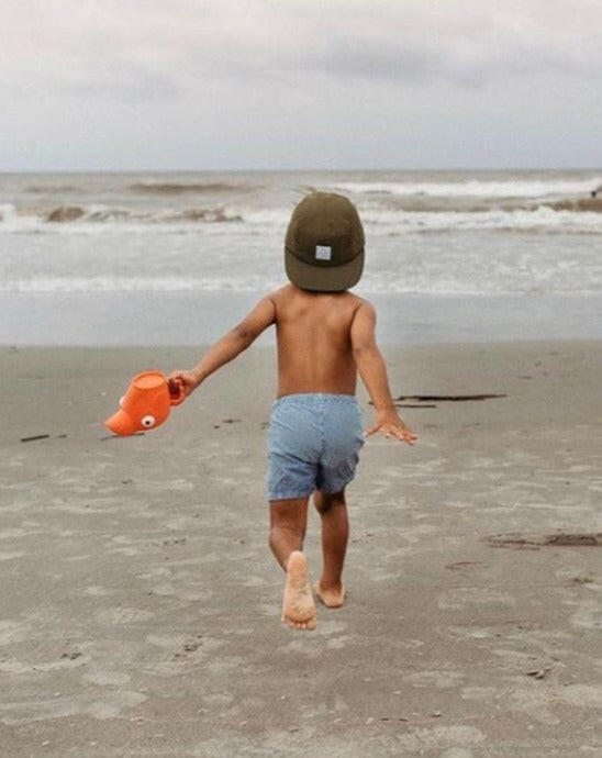 Waterproof Five-Panel Kids Hat - Moss Hats Rad River Co.
