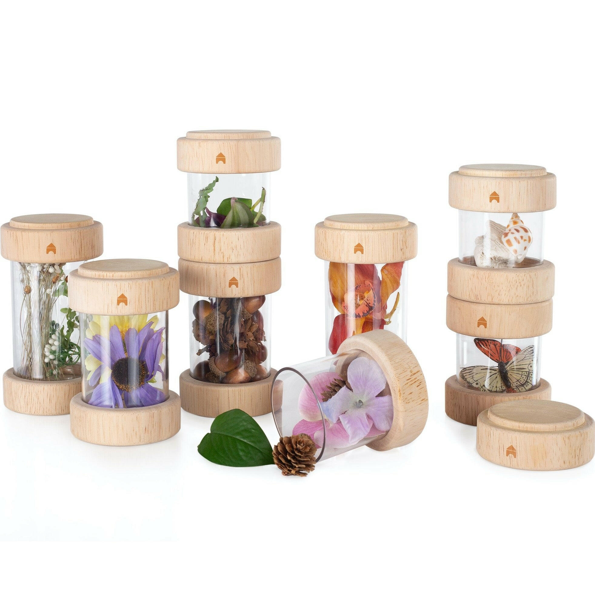 Treasure Tubes Blocks Guidecraft Clear