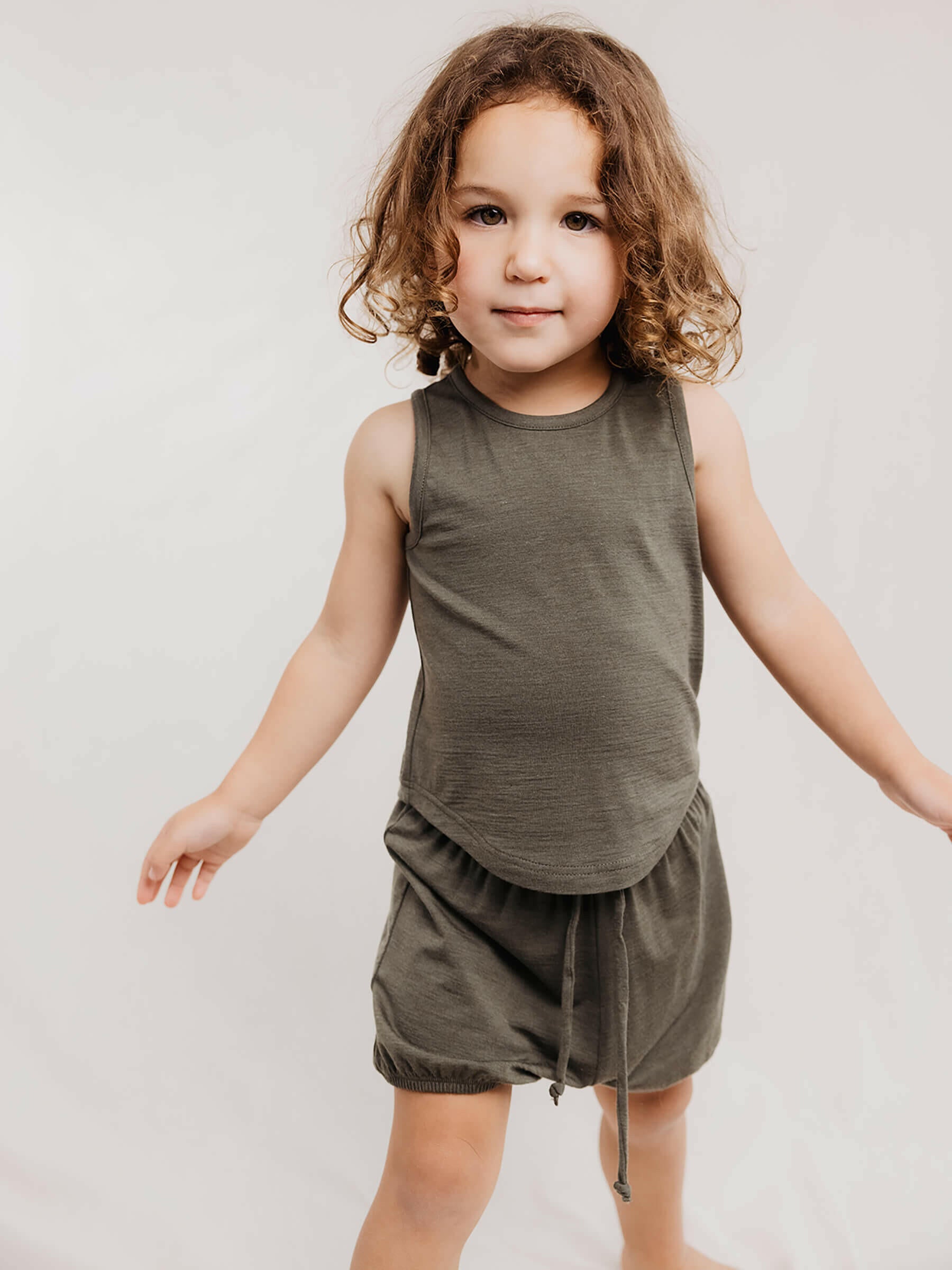 Child Climb Tank Lichen child tops Nui Organics