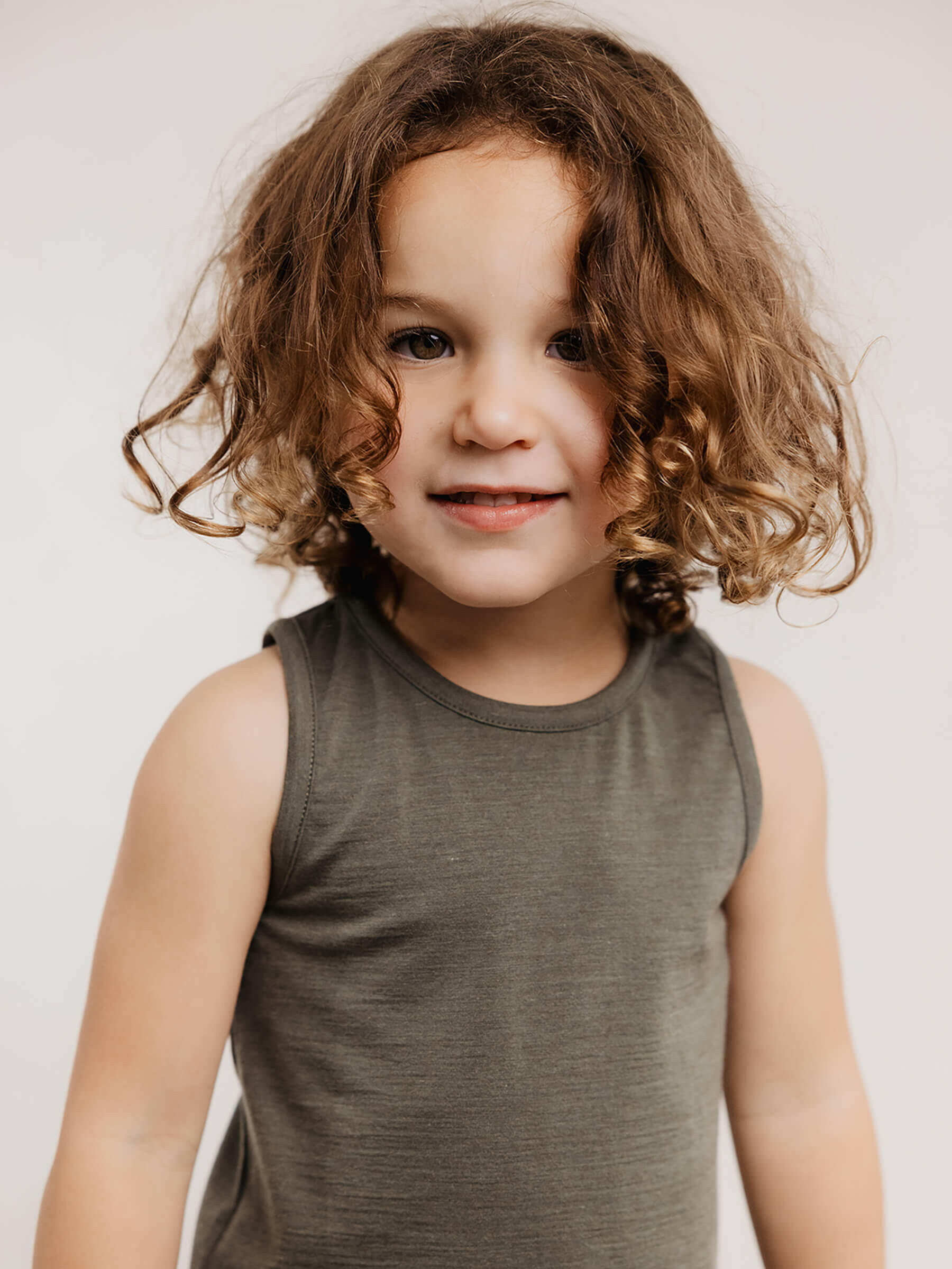 Child Climb Tank Lichen child tops Nui Organics