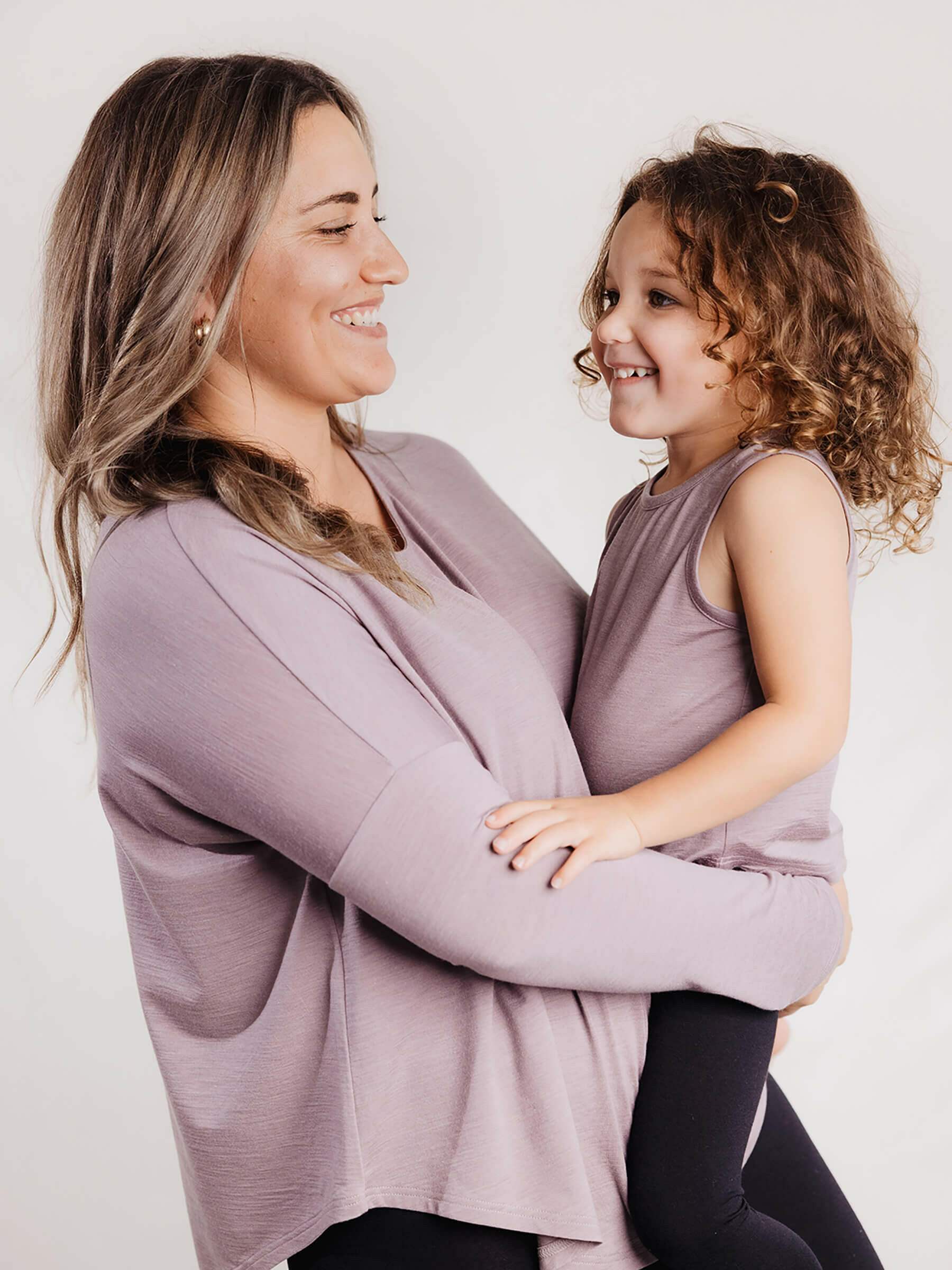 Child Climb Tank Mauve child tops Nui Organics
