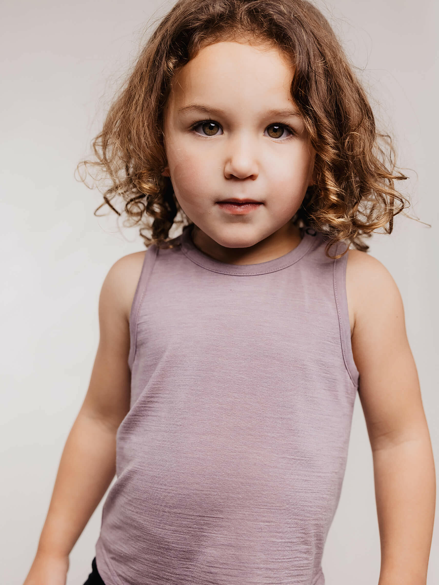 Child Climb Tank Mauve child tops Nui Organics