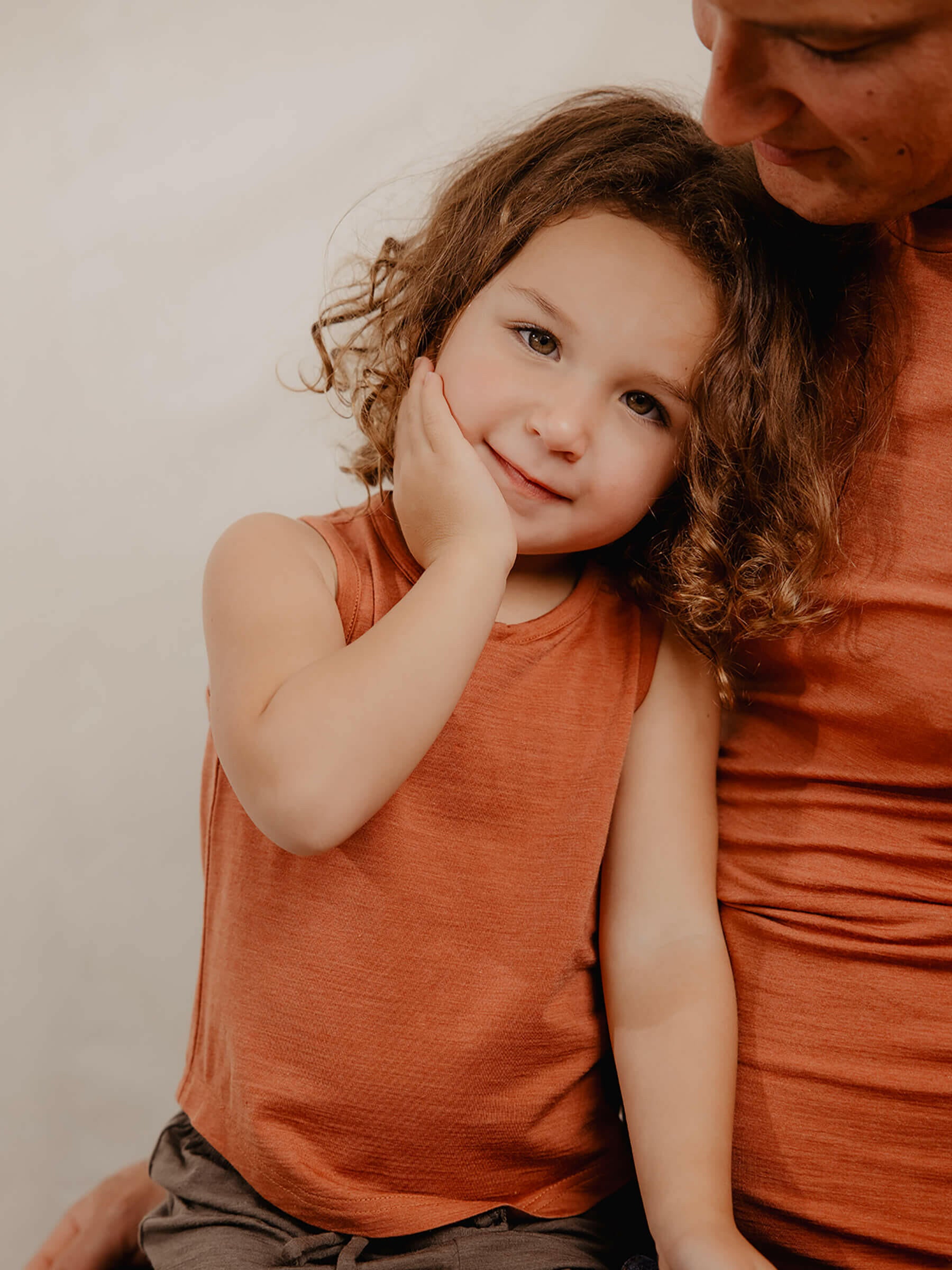 Child Climb Tank Salmon child tops Nui Organics