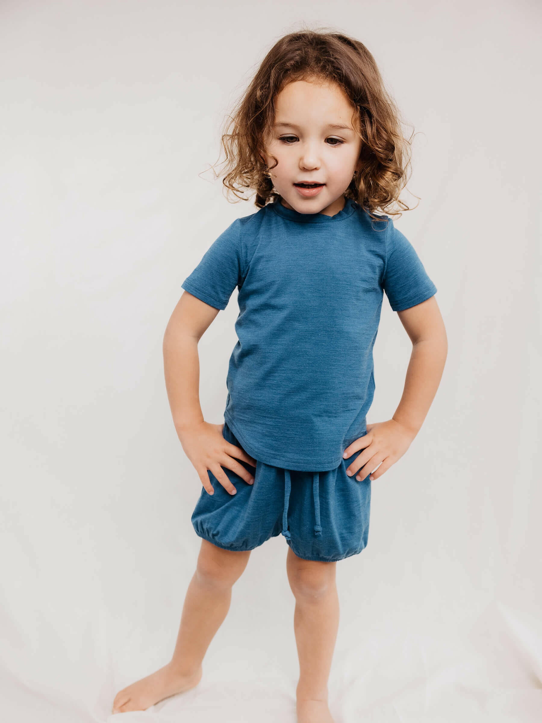 Child Juniper Shorts Mallard child bottoms Nui Organics