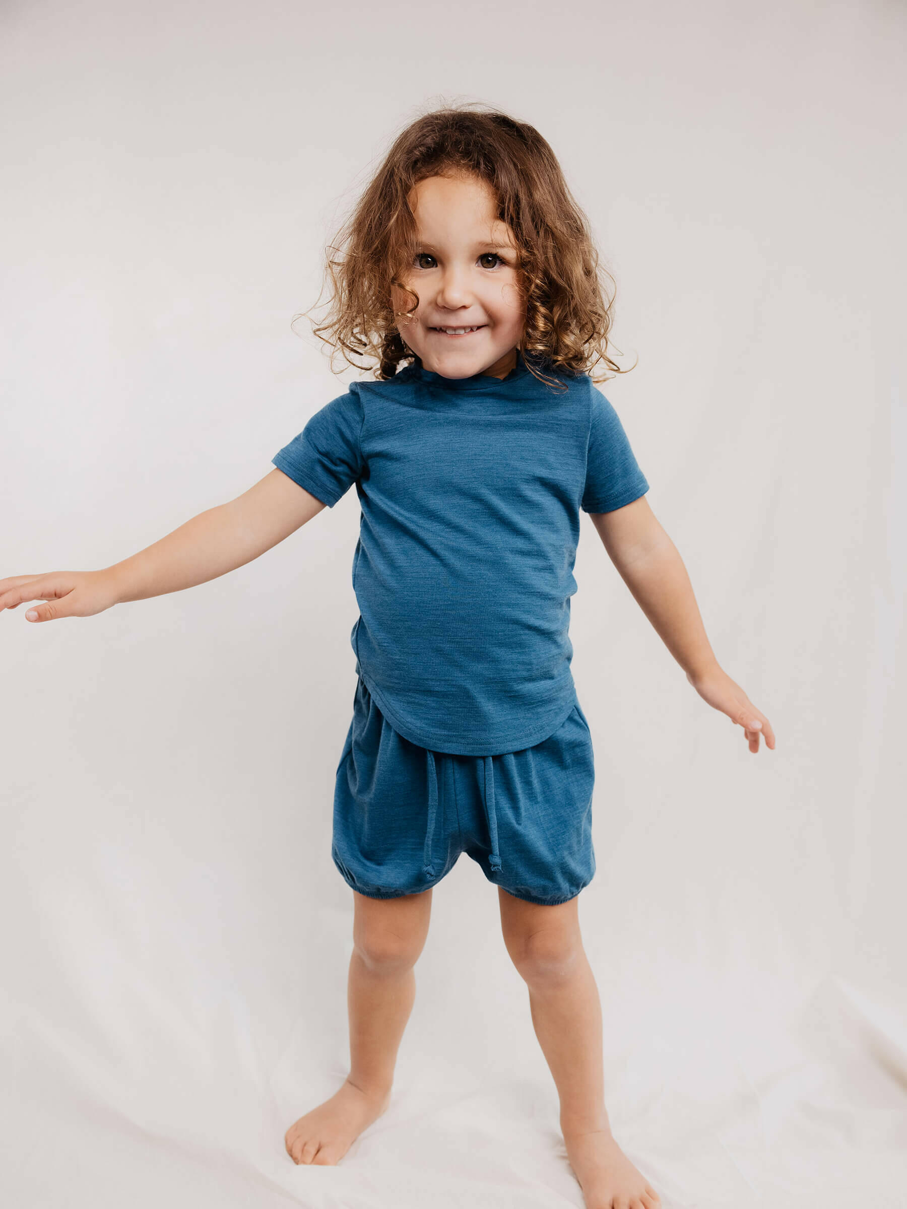 Child Juniper Shorts Mallard child bottoms Nui Organics