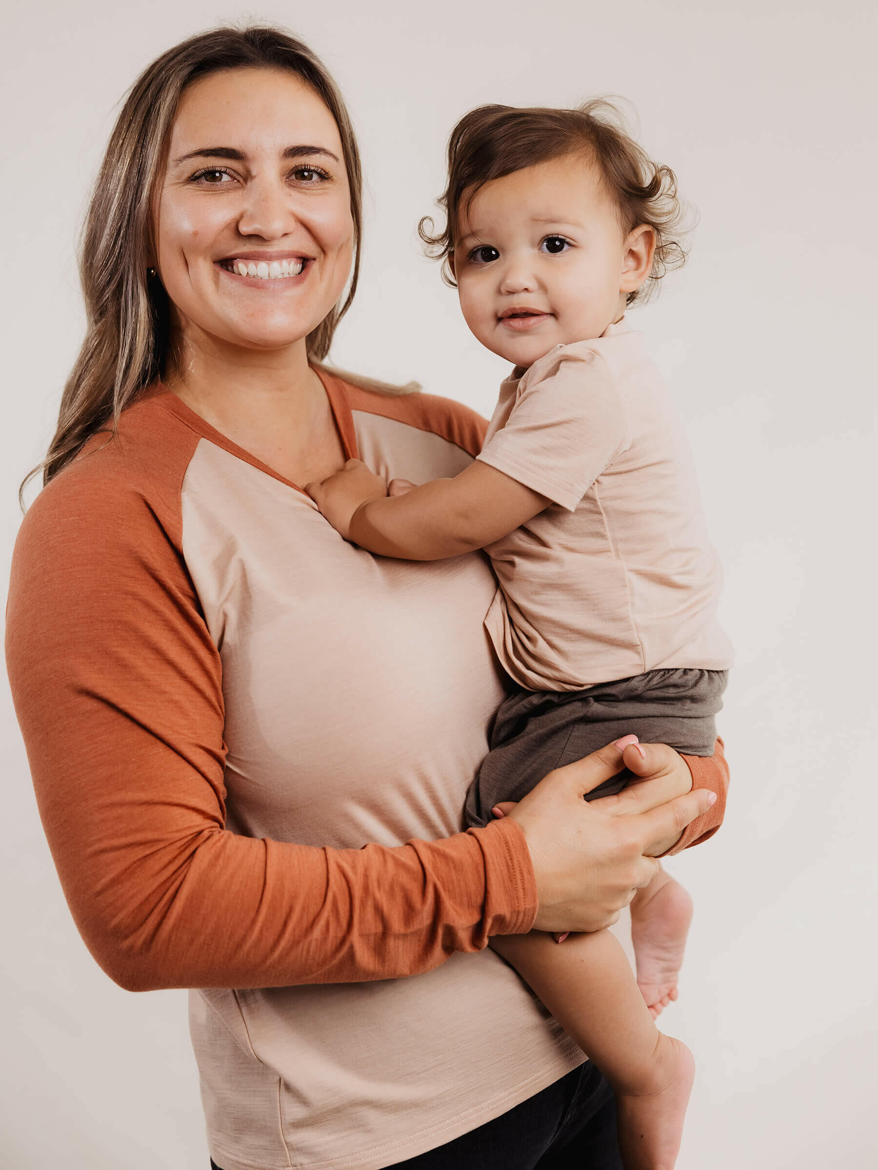 Baby Salus Tee Mushroom baby tops Nui Organics