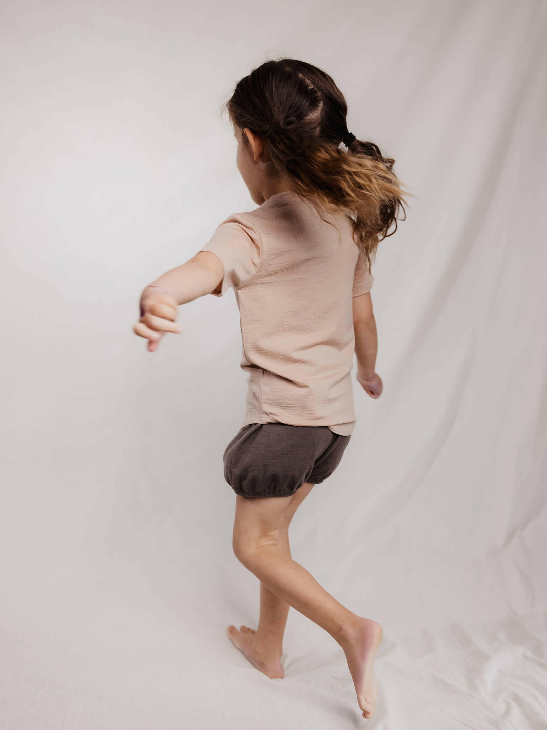 Child Juniper Shorts Crocodile child bottoms Nui Organics