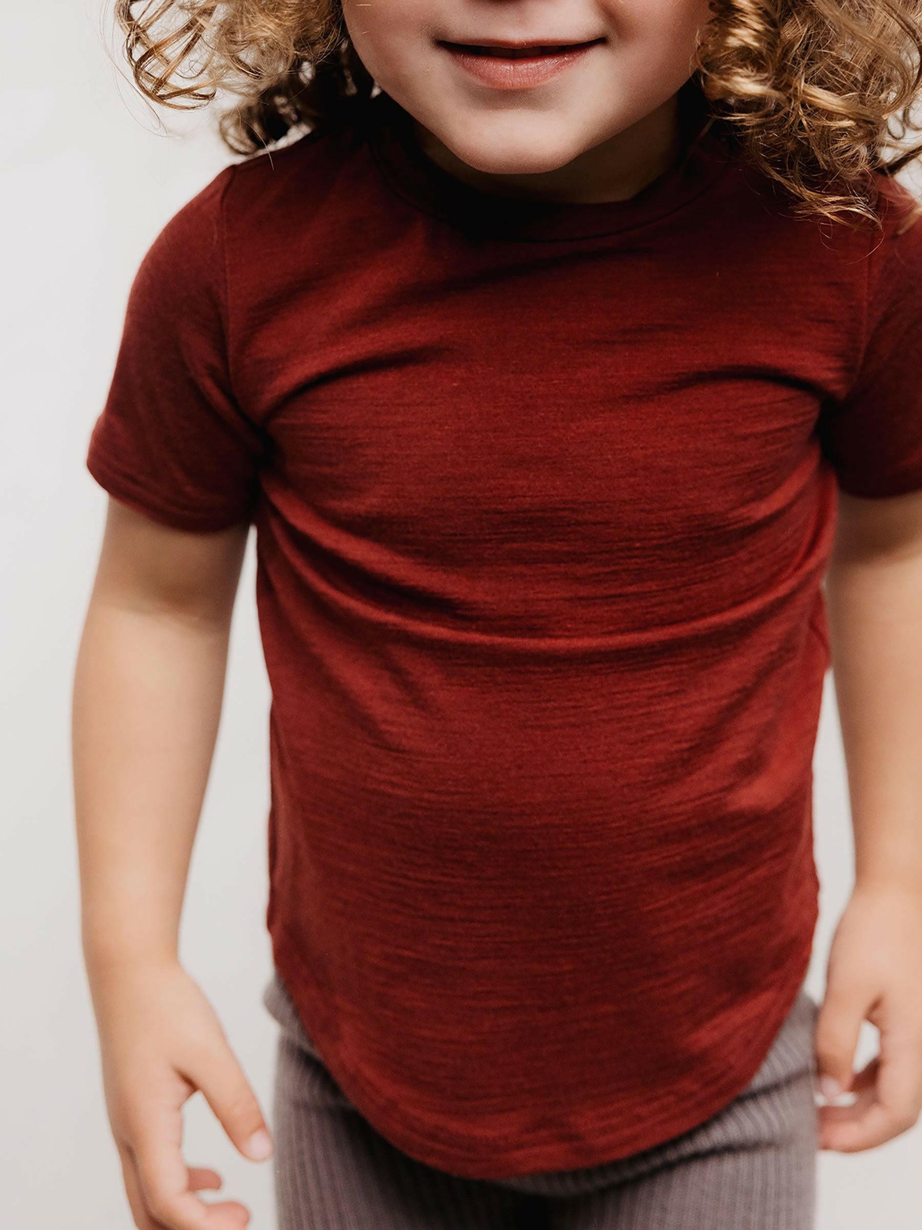 Baby Salus Tee Ruby baby tops Nui Organics