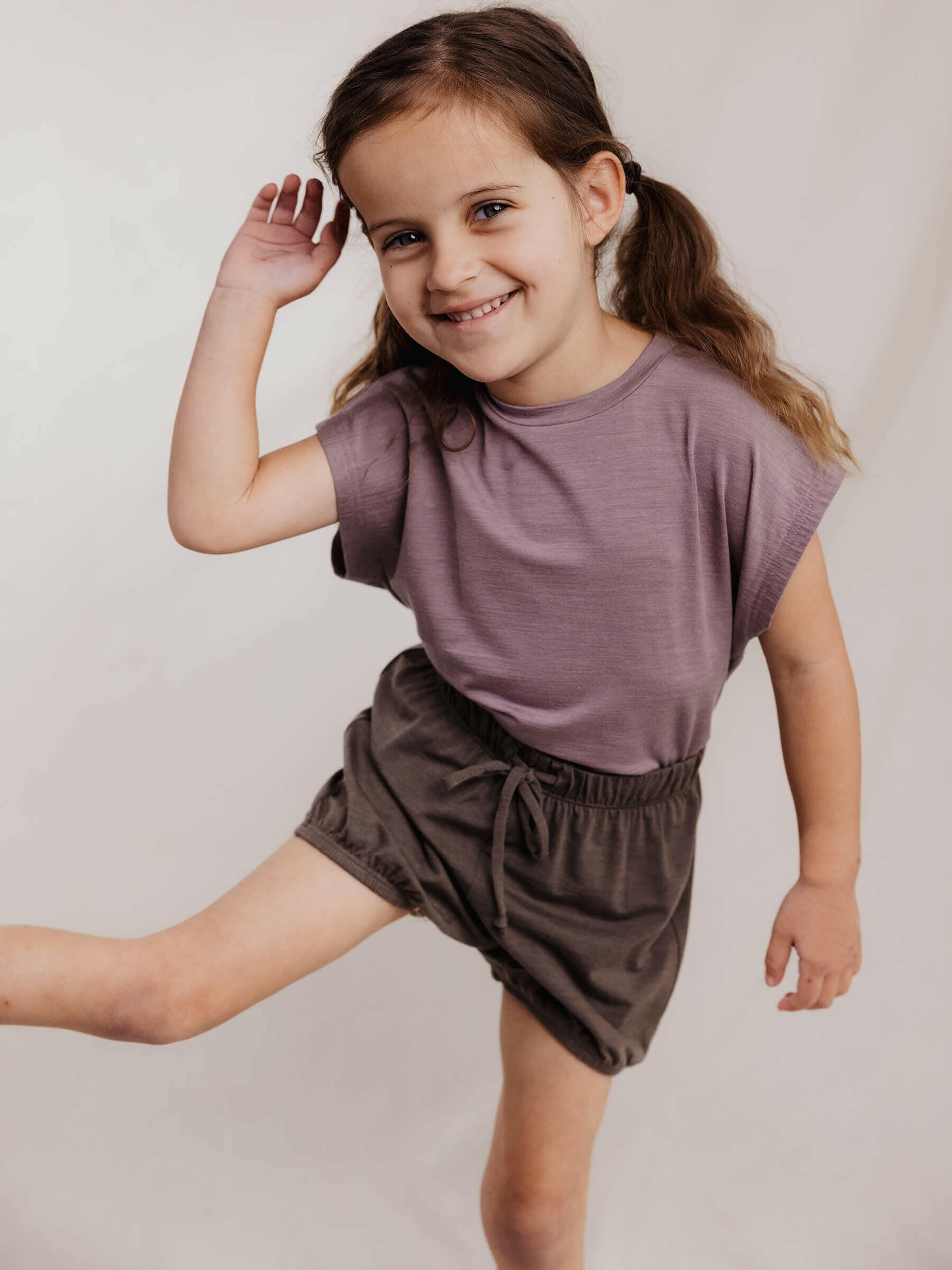 Child Juniper Shorts Crocodile child bottoms Nui Organics