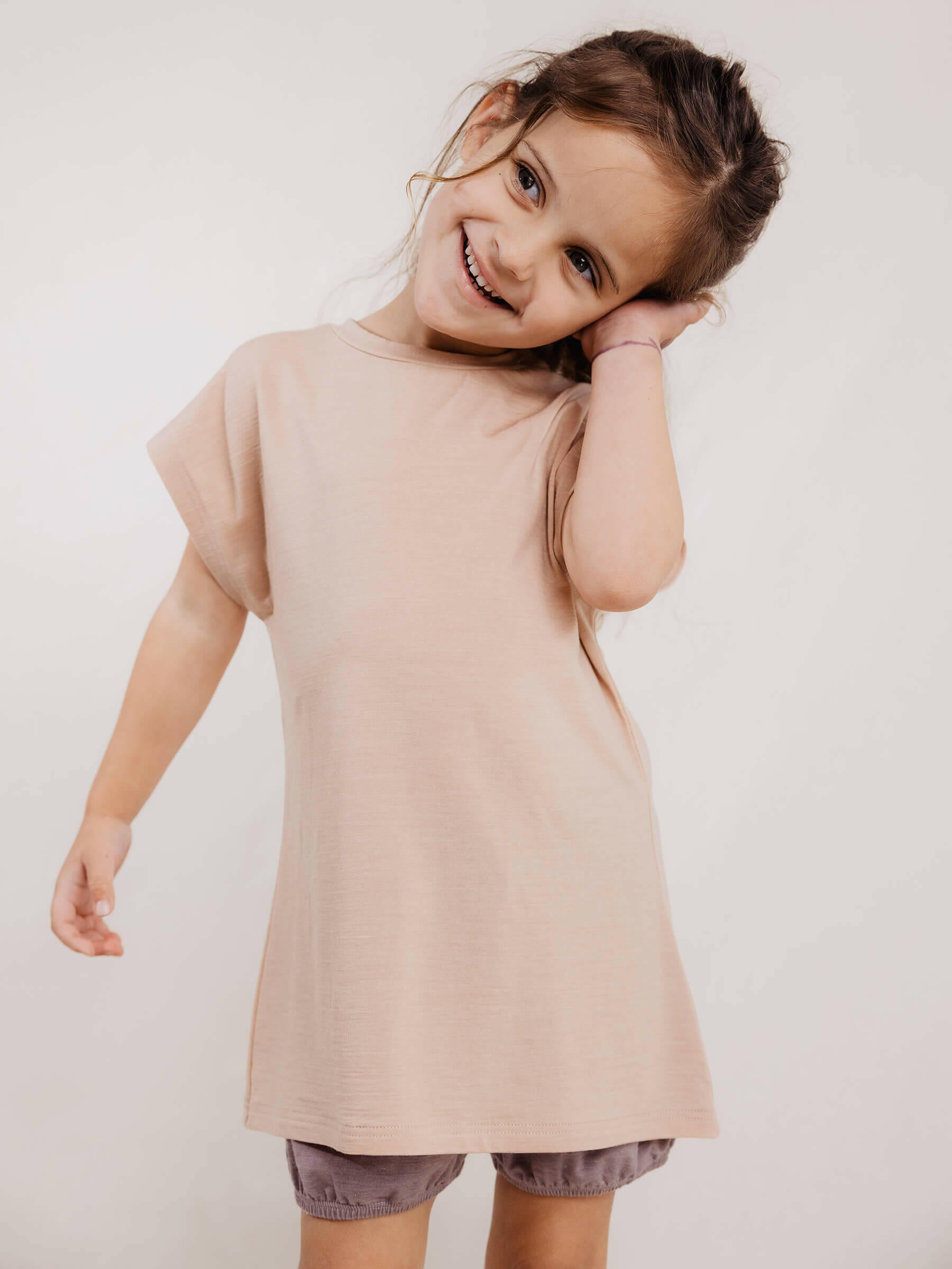Child Lily Tee Mushroom child tops Nui Organics