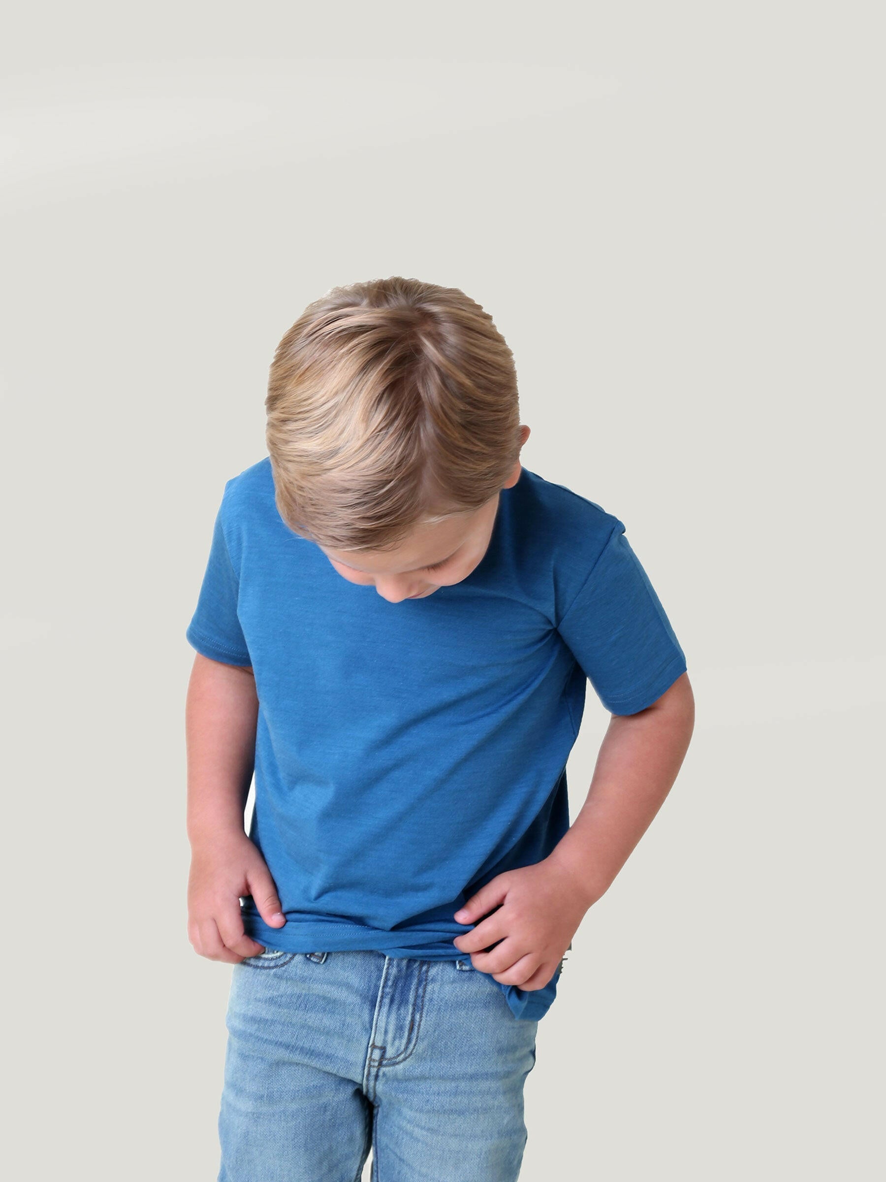 Child Plunge Tee Mallard child tops Nui Organics