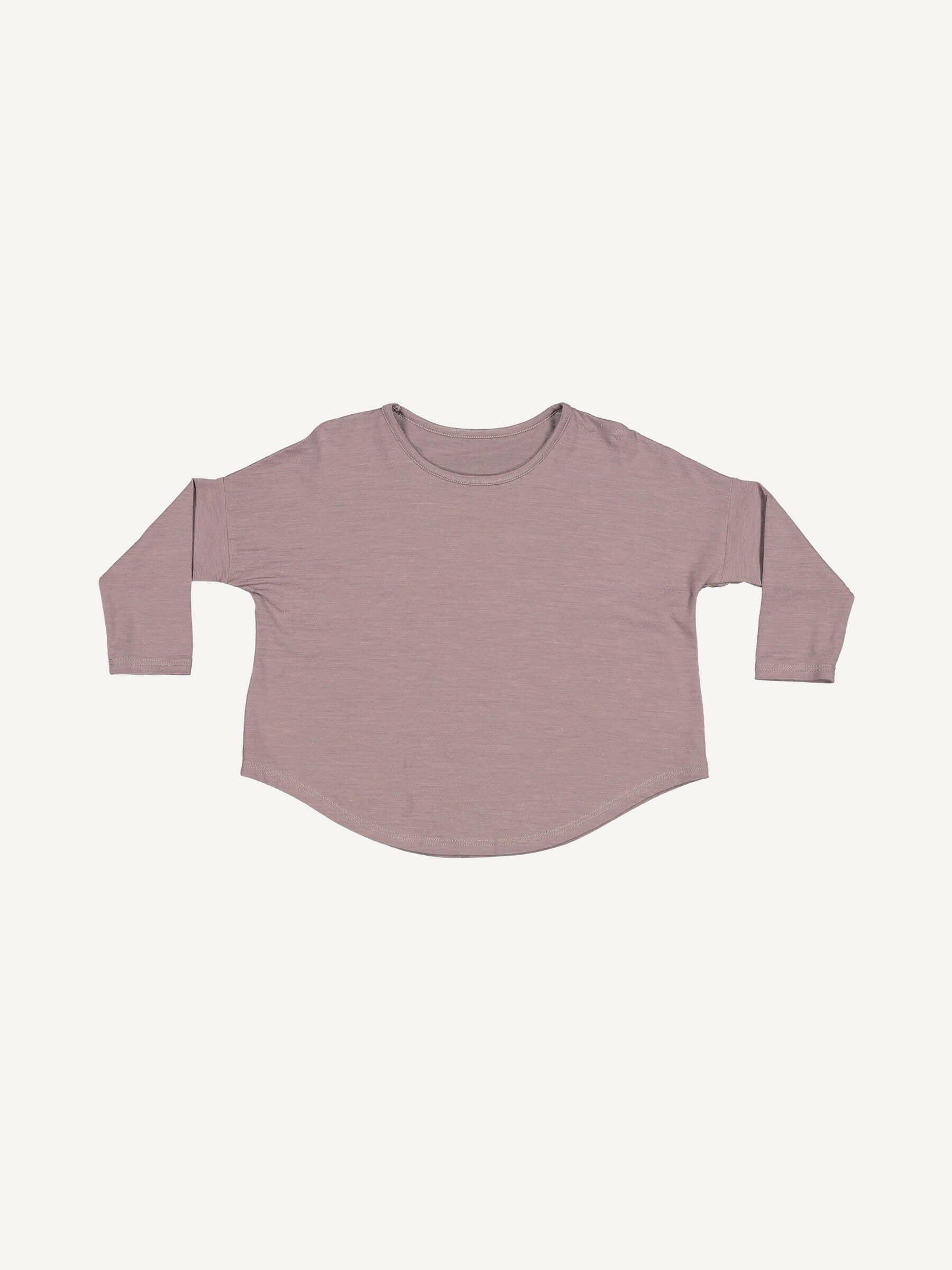 Child Steffi Tee Mauve child tops Nui Organics 2y