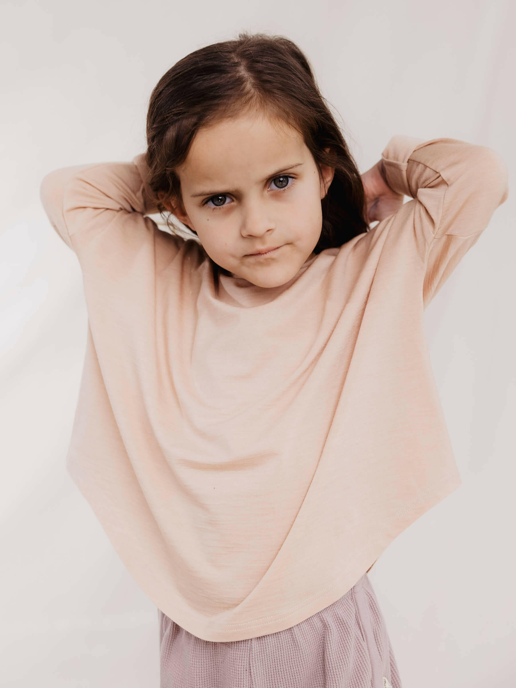 Child Steffi Tee Mushroom child tops Nui Organics