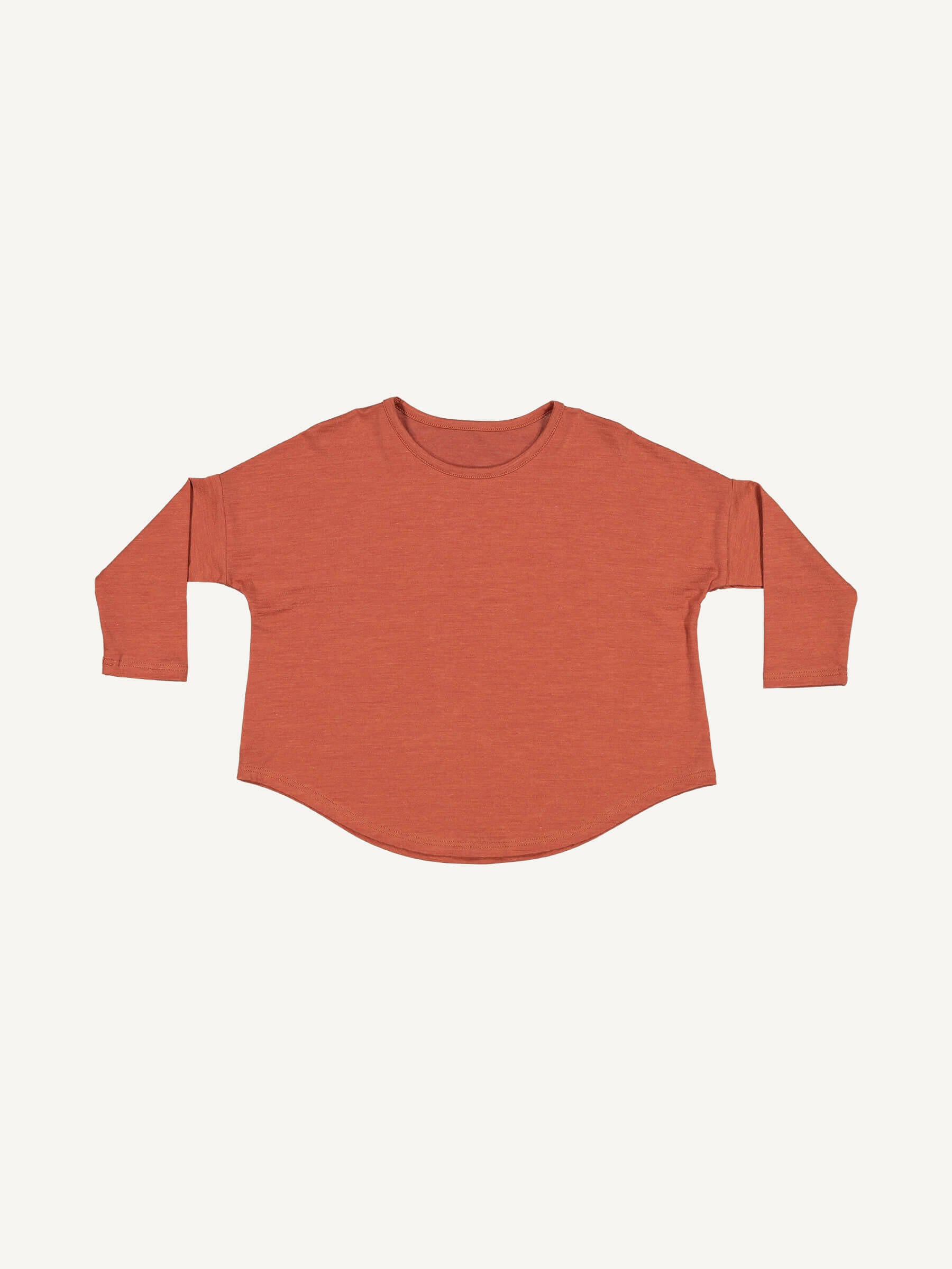Child Steffi Tee Salmon child tops Nui Organics 2y