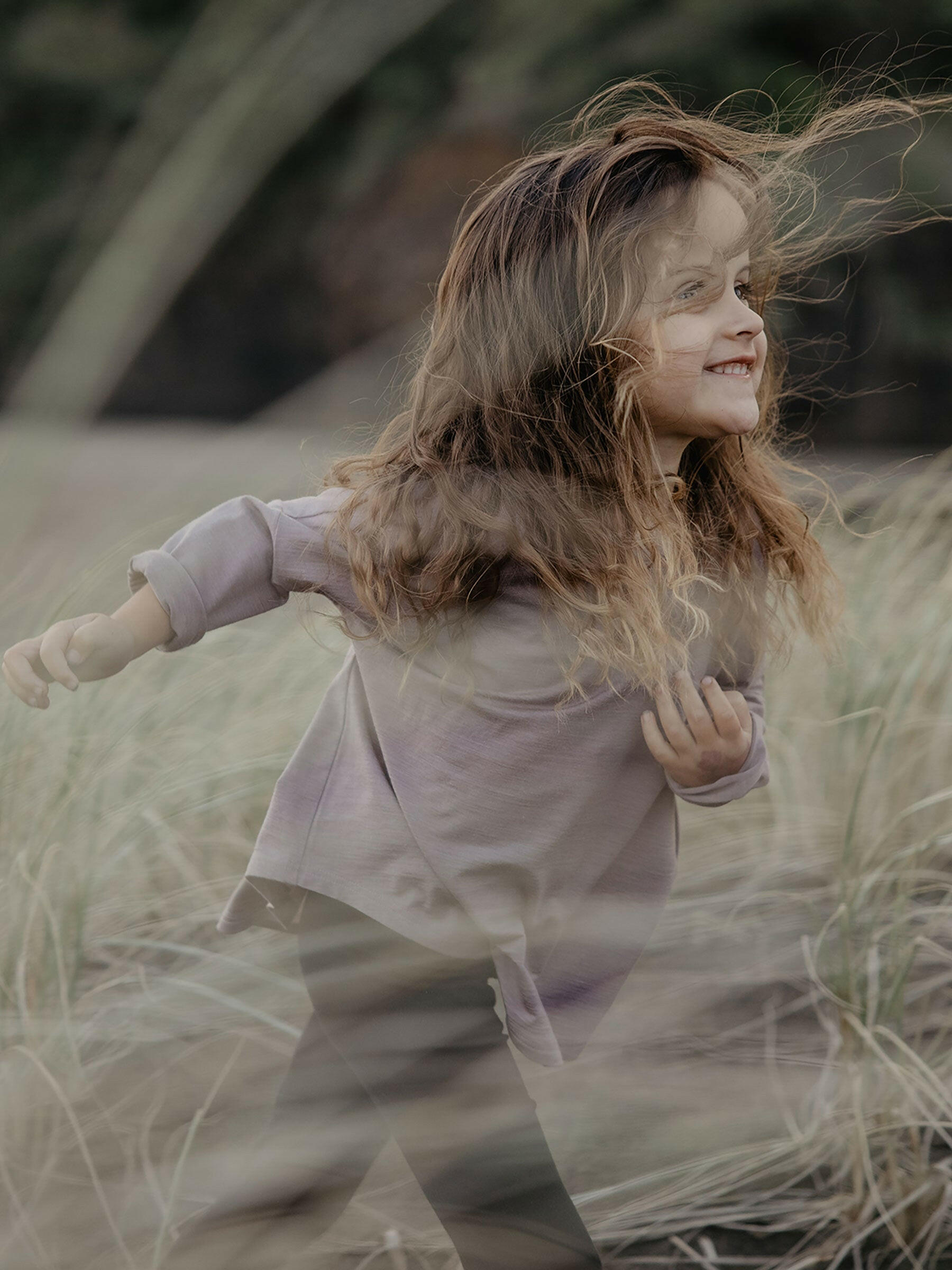Child Steffi Tee Mauve child tops Nui Organics