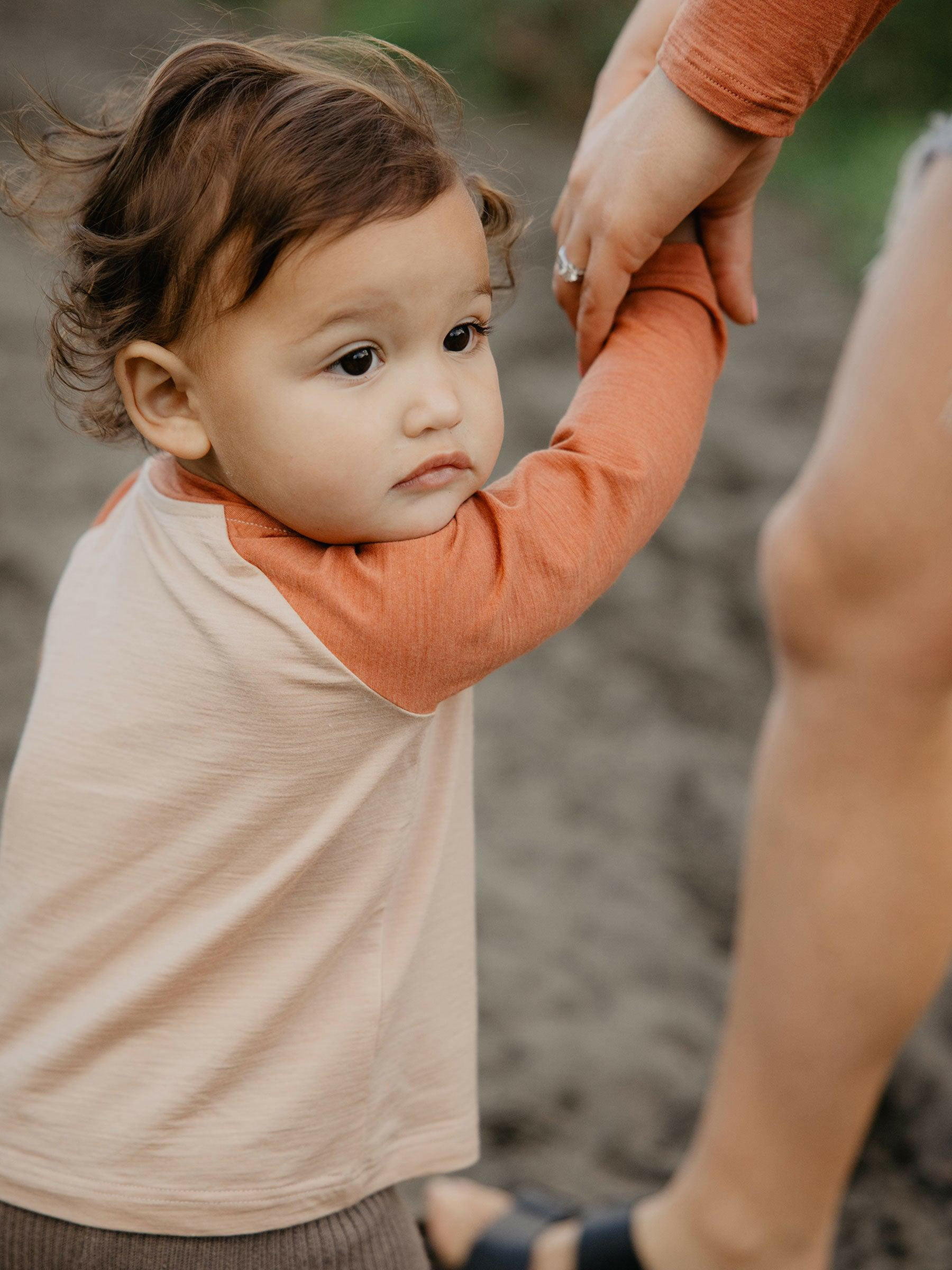 Baby Uncle Al Tee Mushroom baby tops Nui Organics
