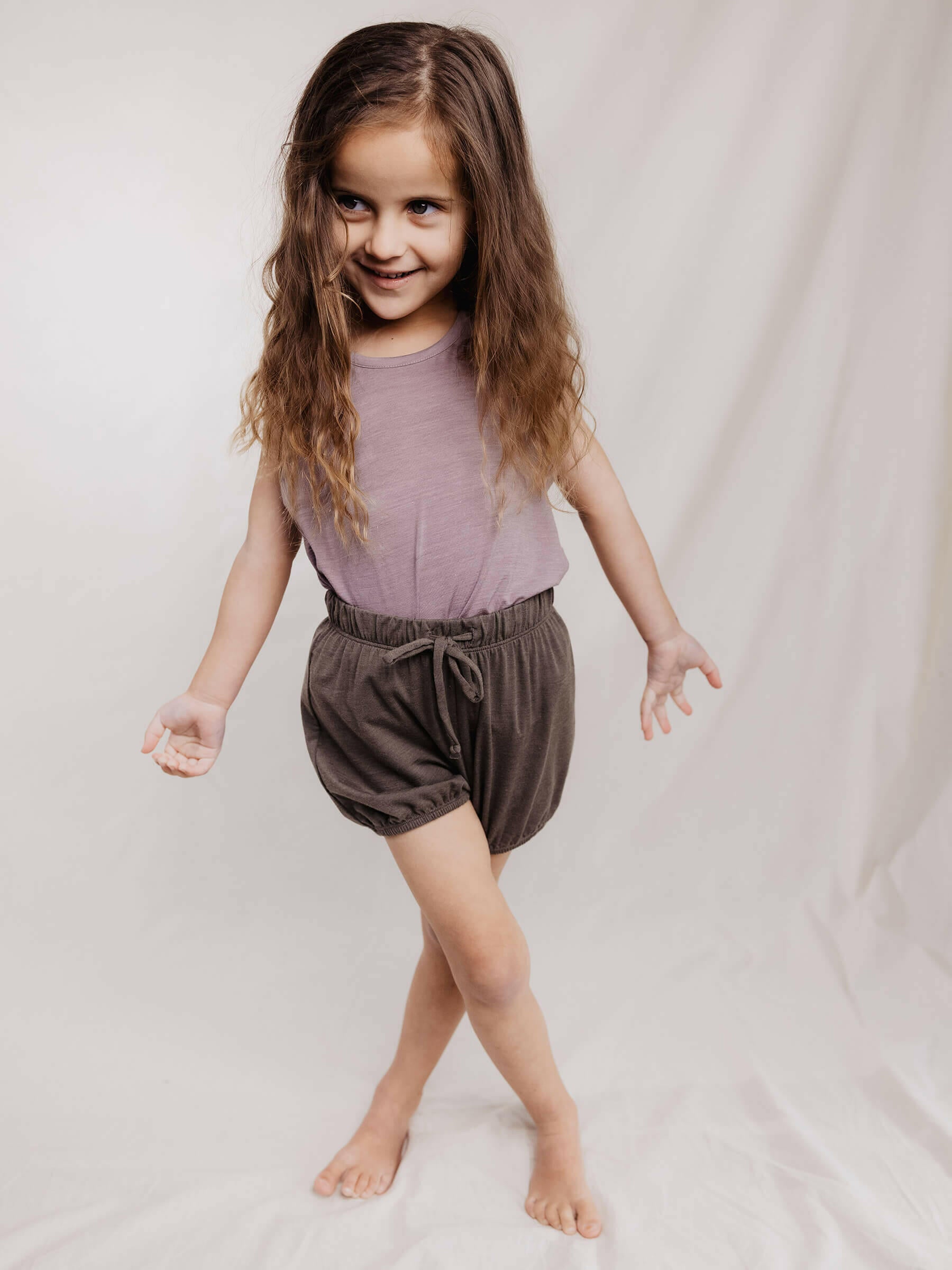 Child Juniper Shorts Crocodile child bottoms Nui Organics