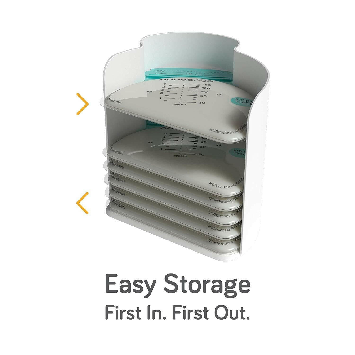 Breast Milk Storage Bags & Organizer Featured Nanobébé US