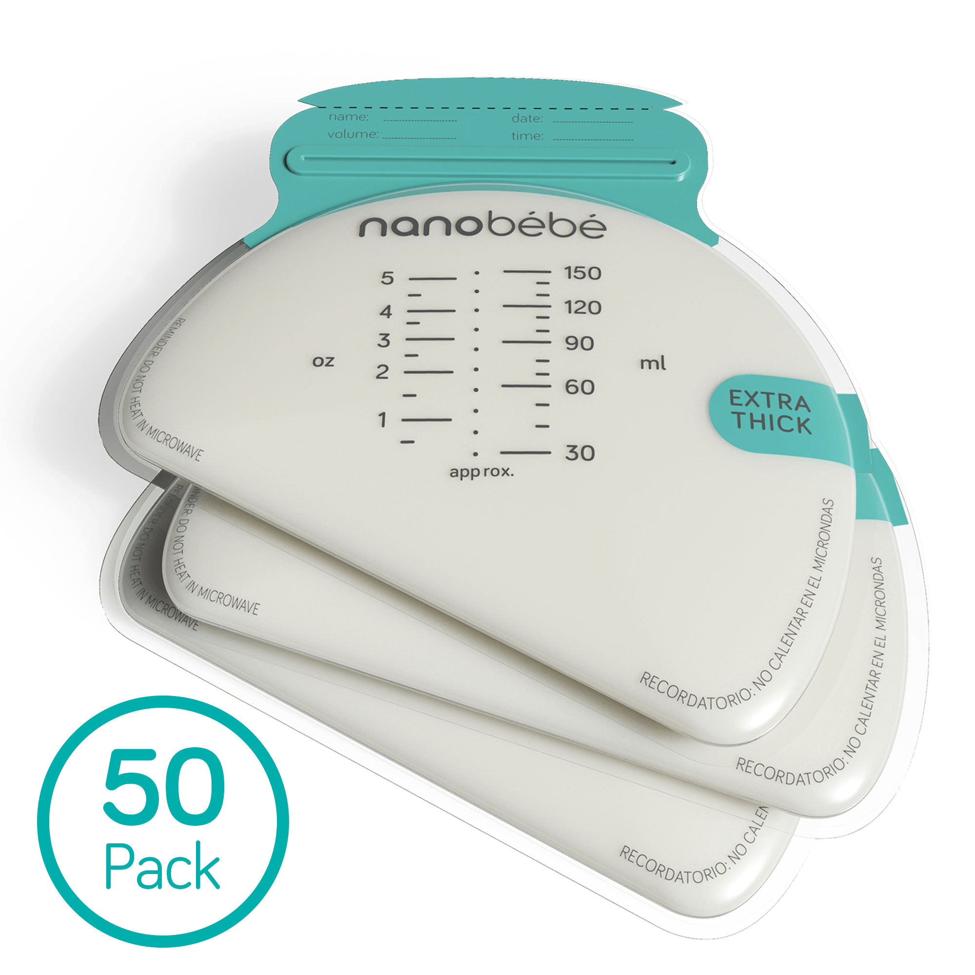 Breast Milk Storage Bag Refills Breast Milk Storage Containers Nanobébé US