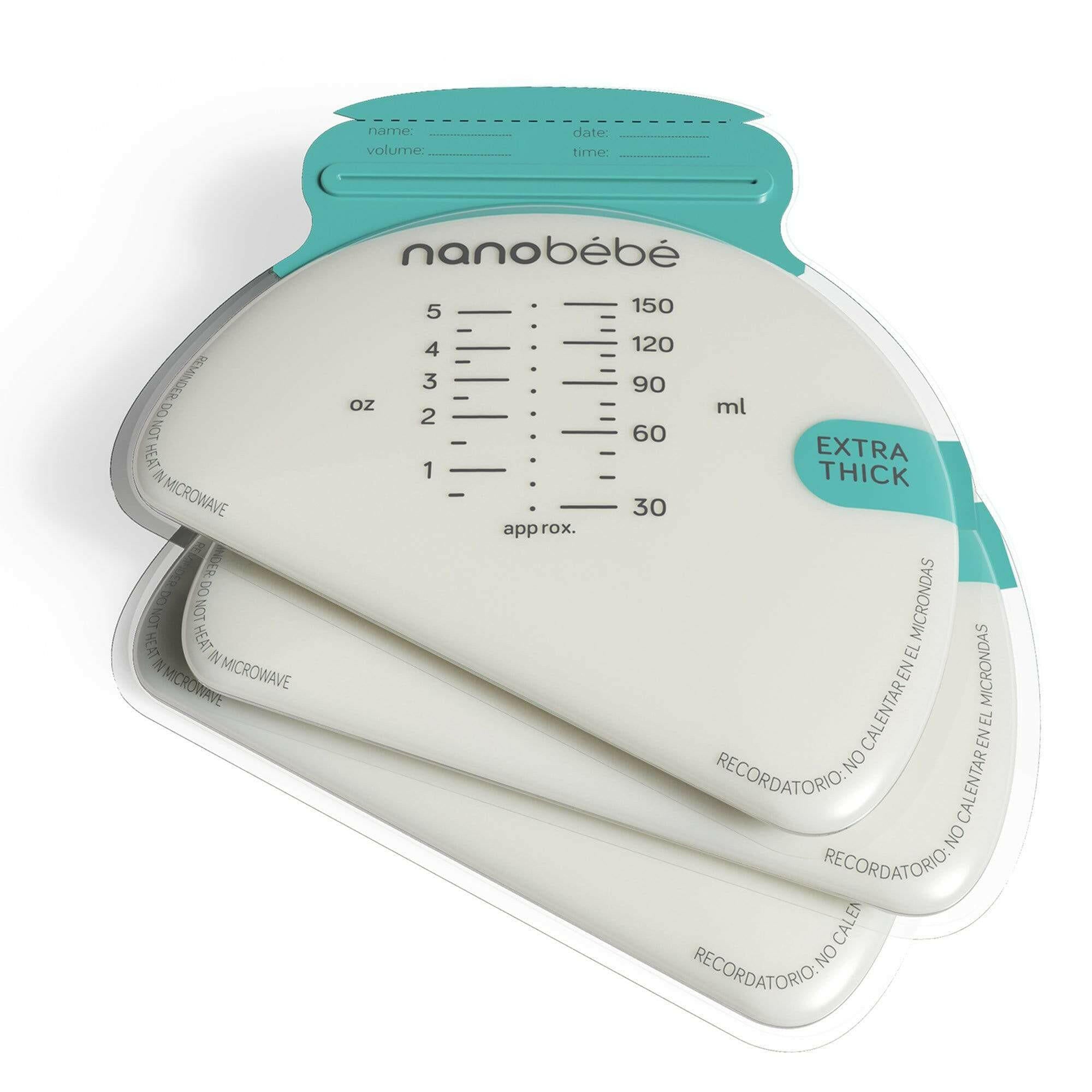 Breast Milk Storage Bag Refills Breast Milk Storage Containers Nanobébé US 50-Pack
