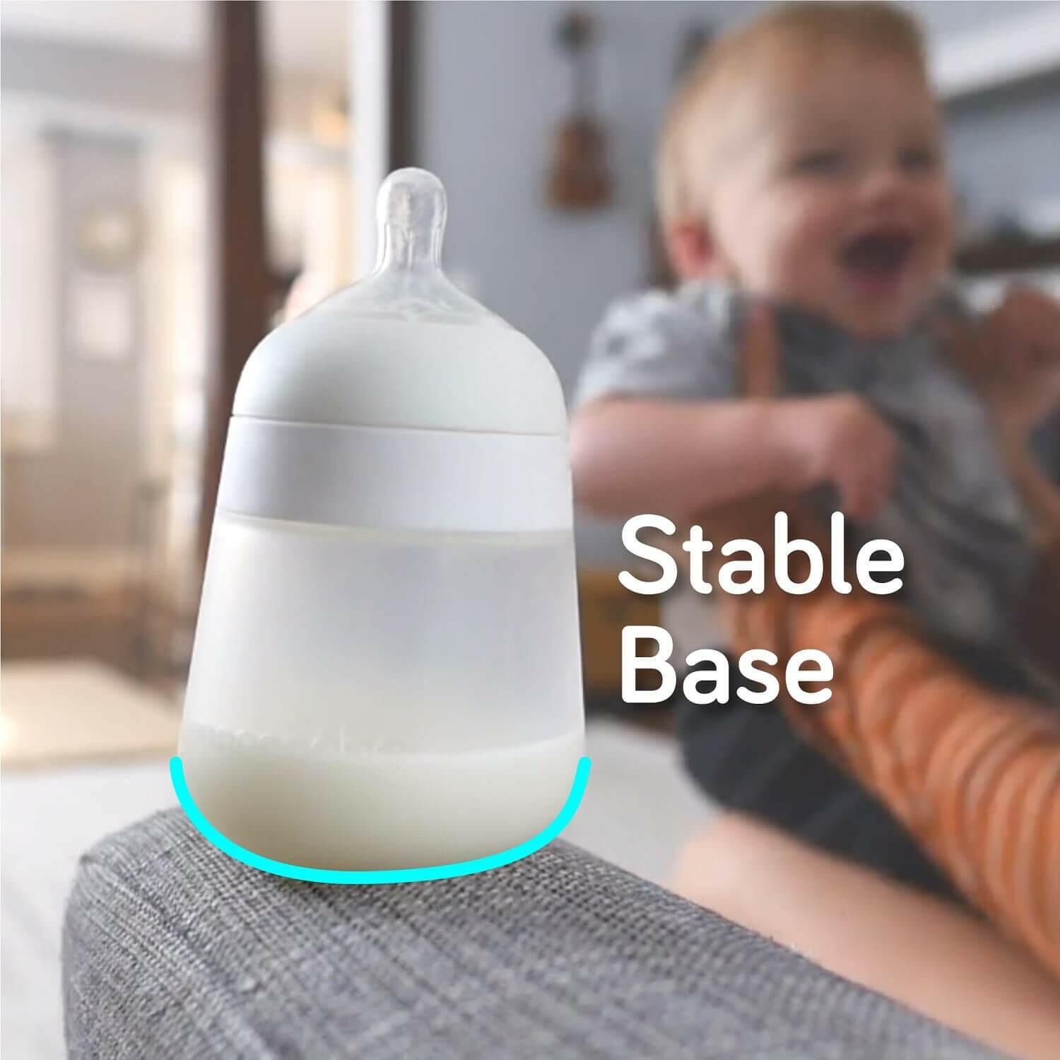 Flexy Silicone Baby Bottle - 5oz & 9oz Best Sellers Nanobébé US