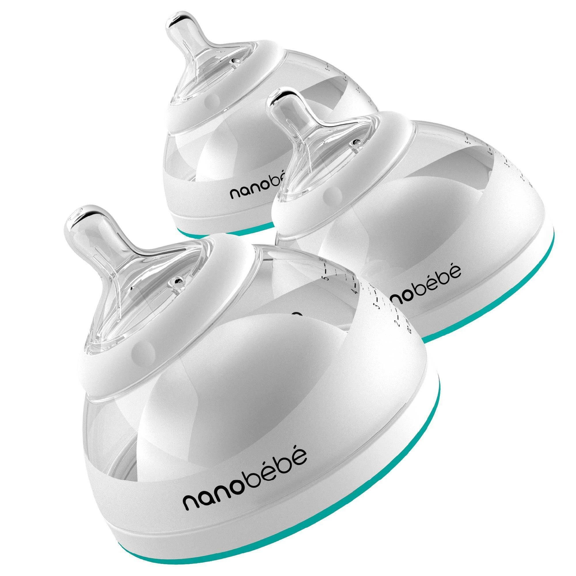 Breastmilk Baby Bottle Baby Bottles Nanobébé US Teal 3-Pack