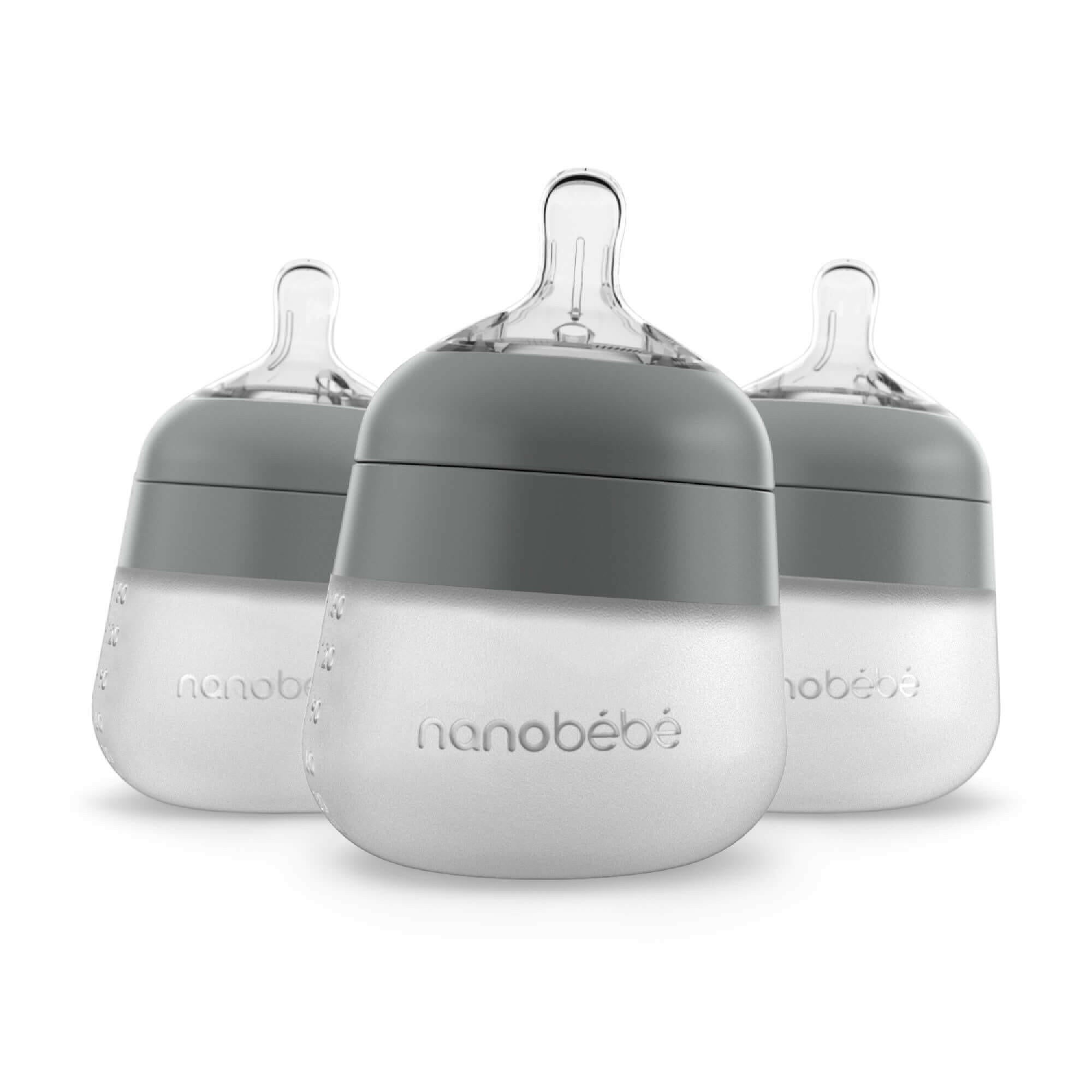 Flexy Silicone Baby Bottle - 5oz & 9oz Best Sellers Nanobébé US