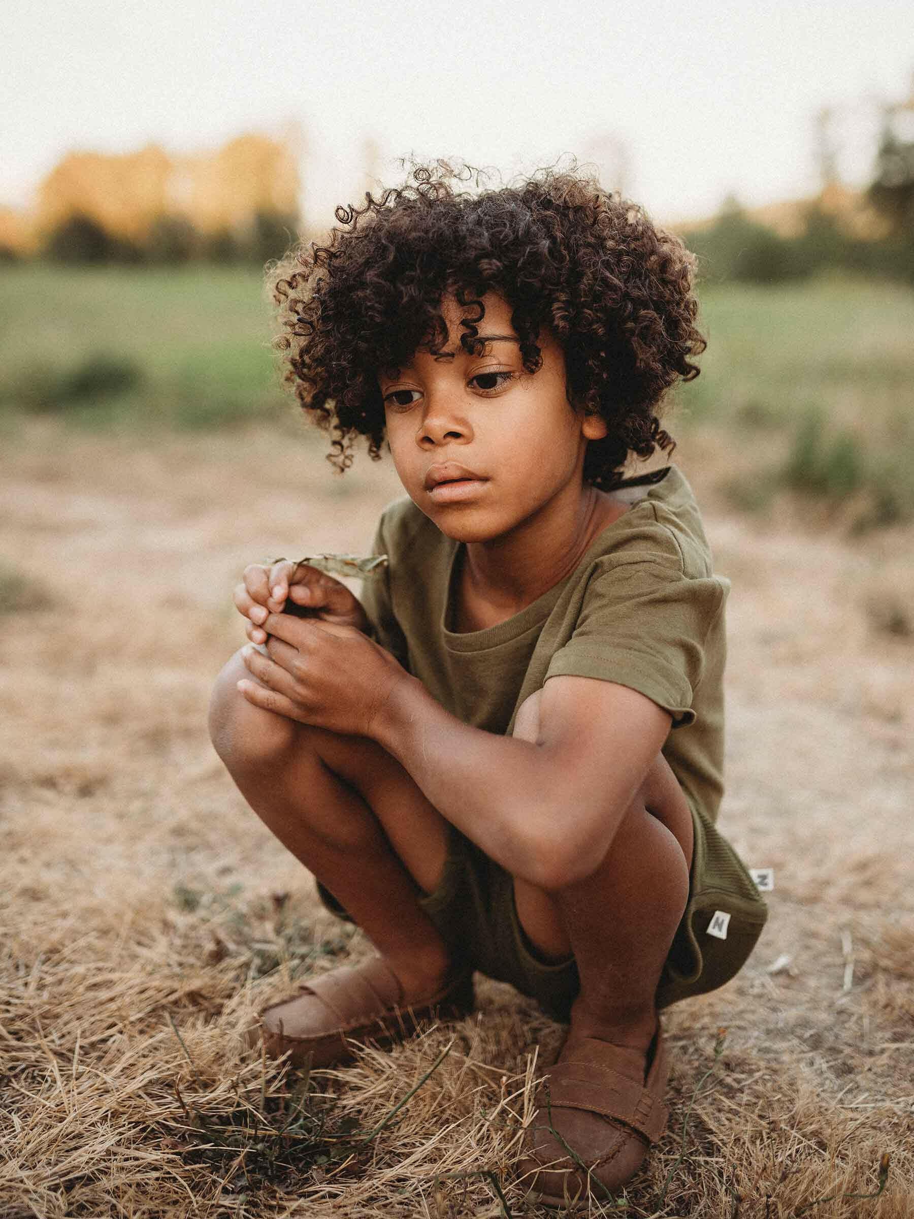 Easy Tiger Tee Fir child cotton Nui Organics