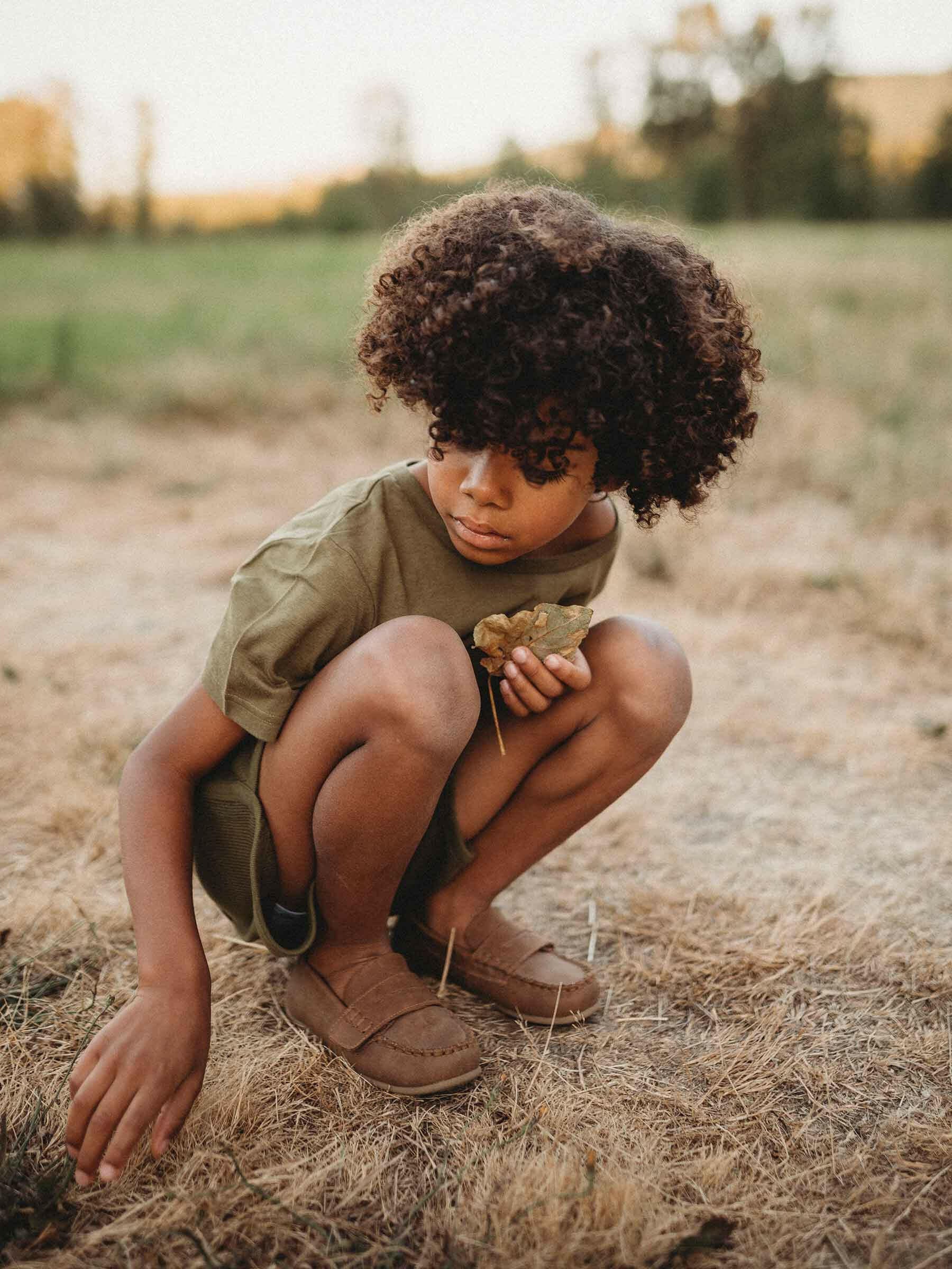 Easy Tiger Tee Fir child cotton Nui Organics