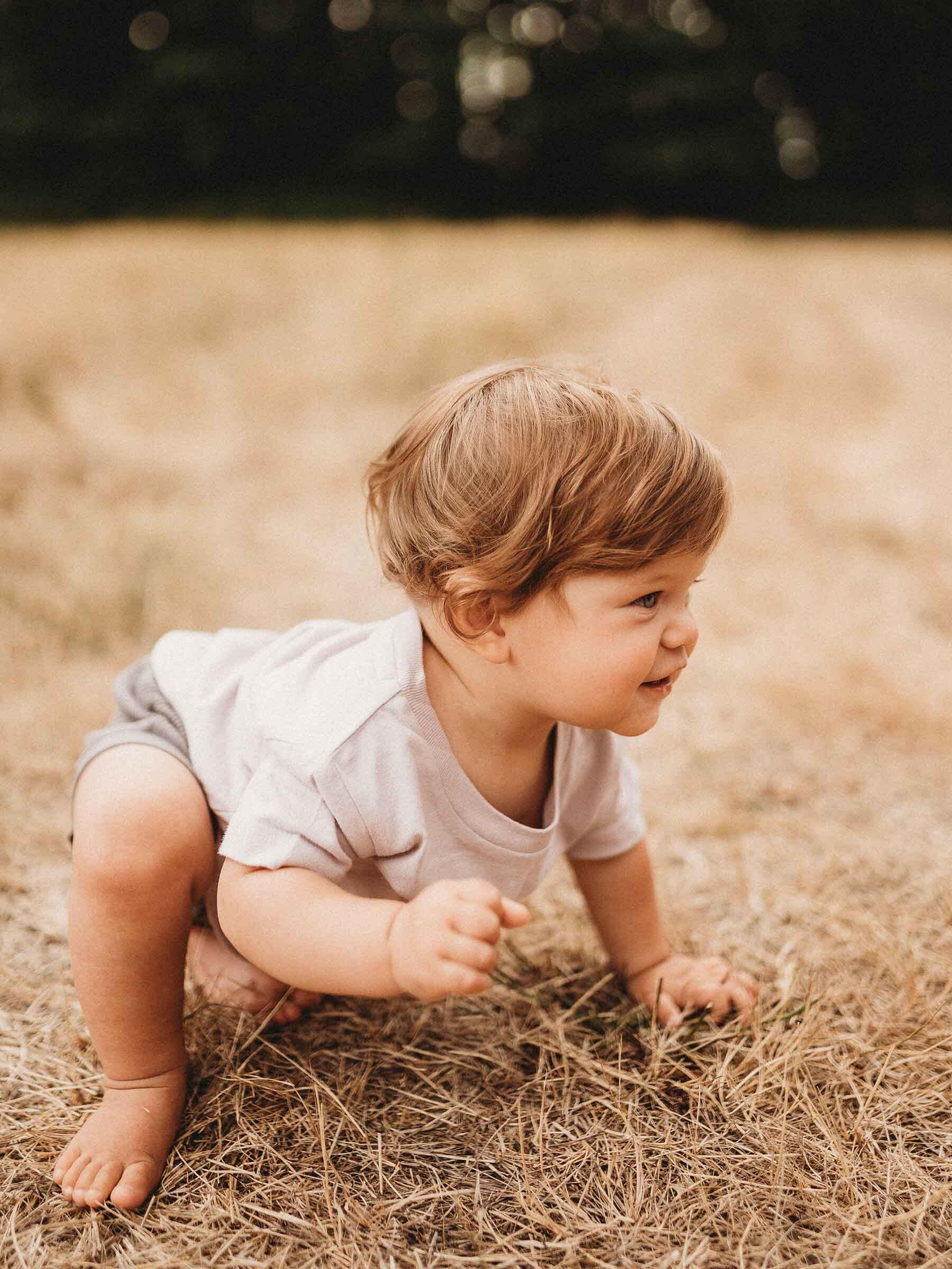 Easy Tiger Baby Tee Iris baby cotton Nui Organics