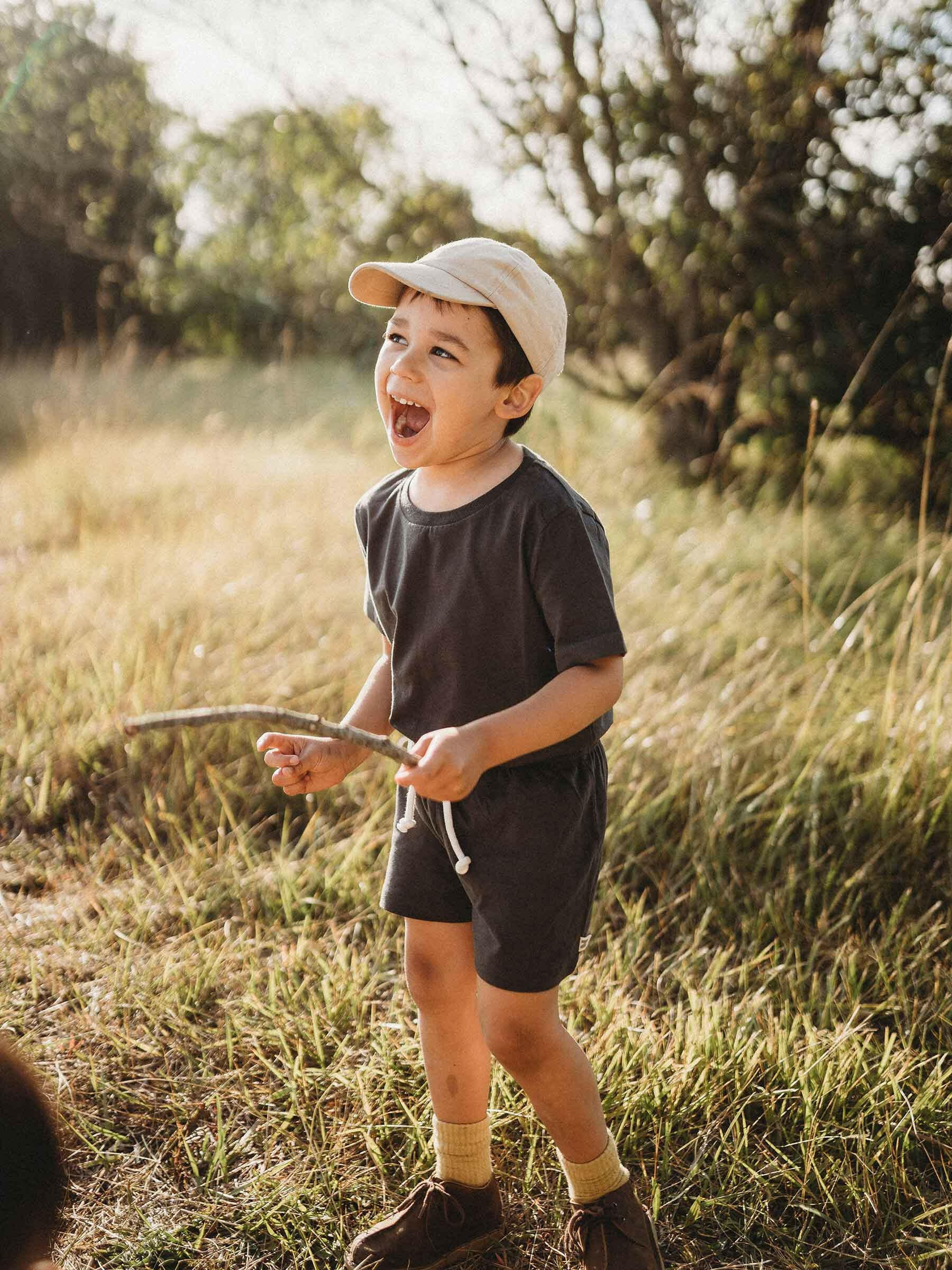 Easy Tiger Tee Magnet child cotton Nui Organics