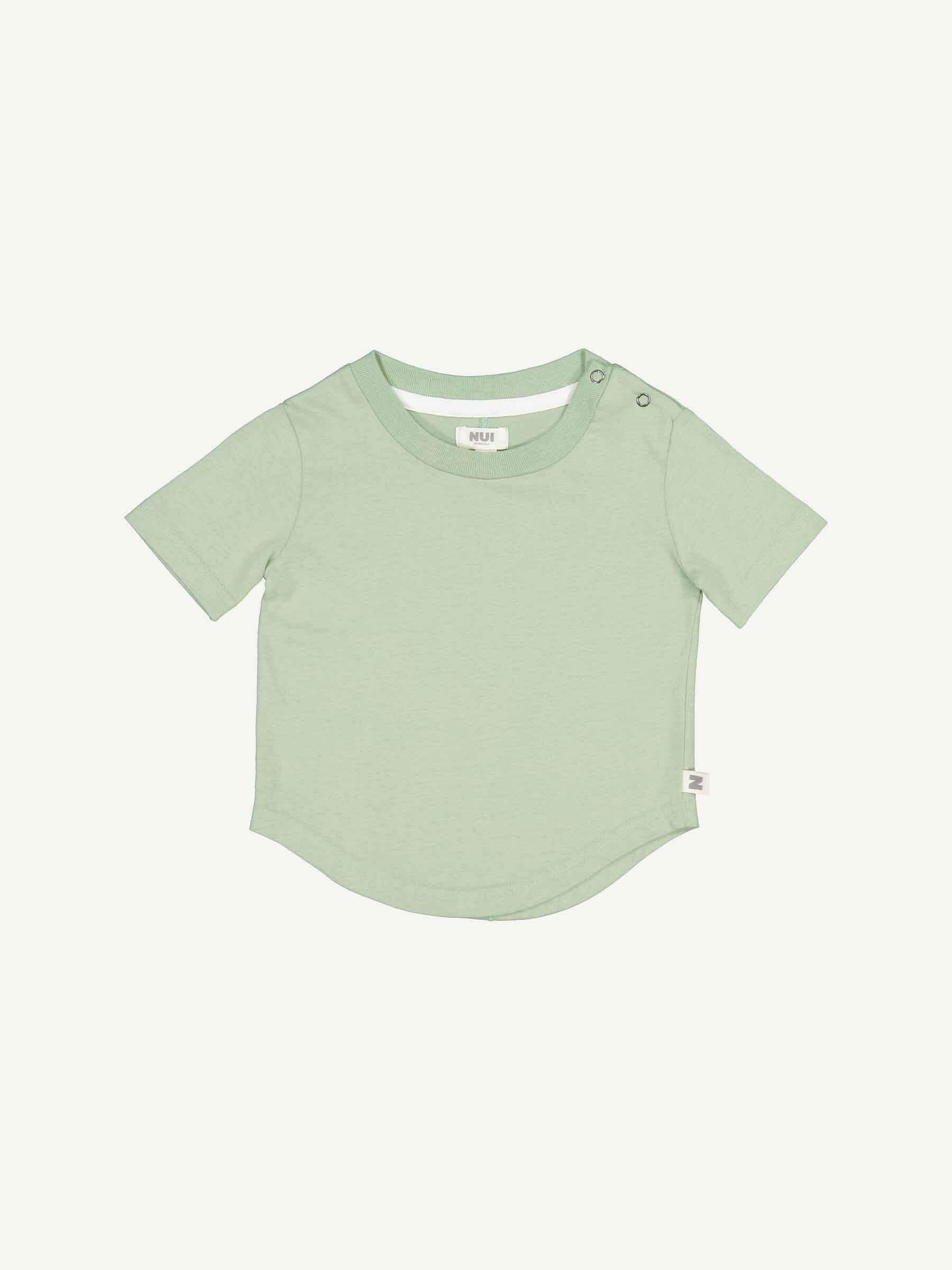Easy Tiger Baby Tee Pistachio baby cotton Nui Organics 6-12m