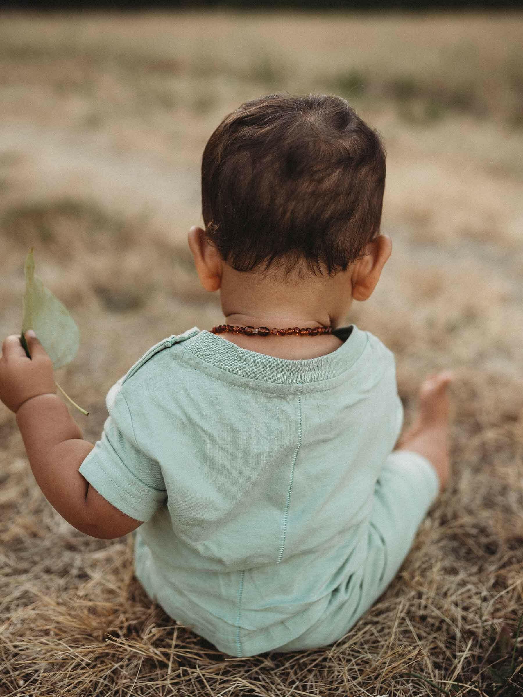 Easy Tiger Baby Tee Pistachio baby cotton Nui Organics