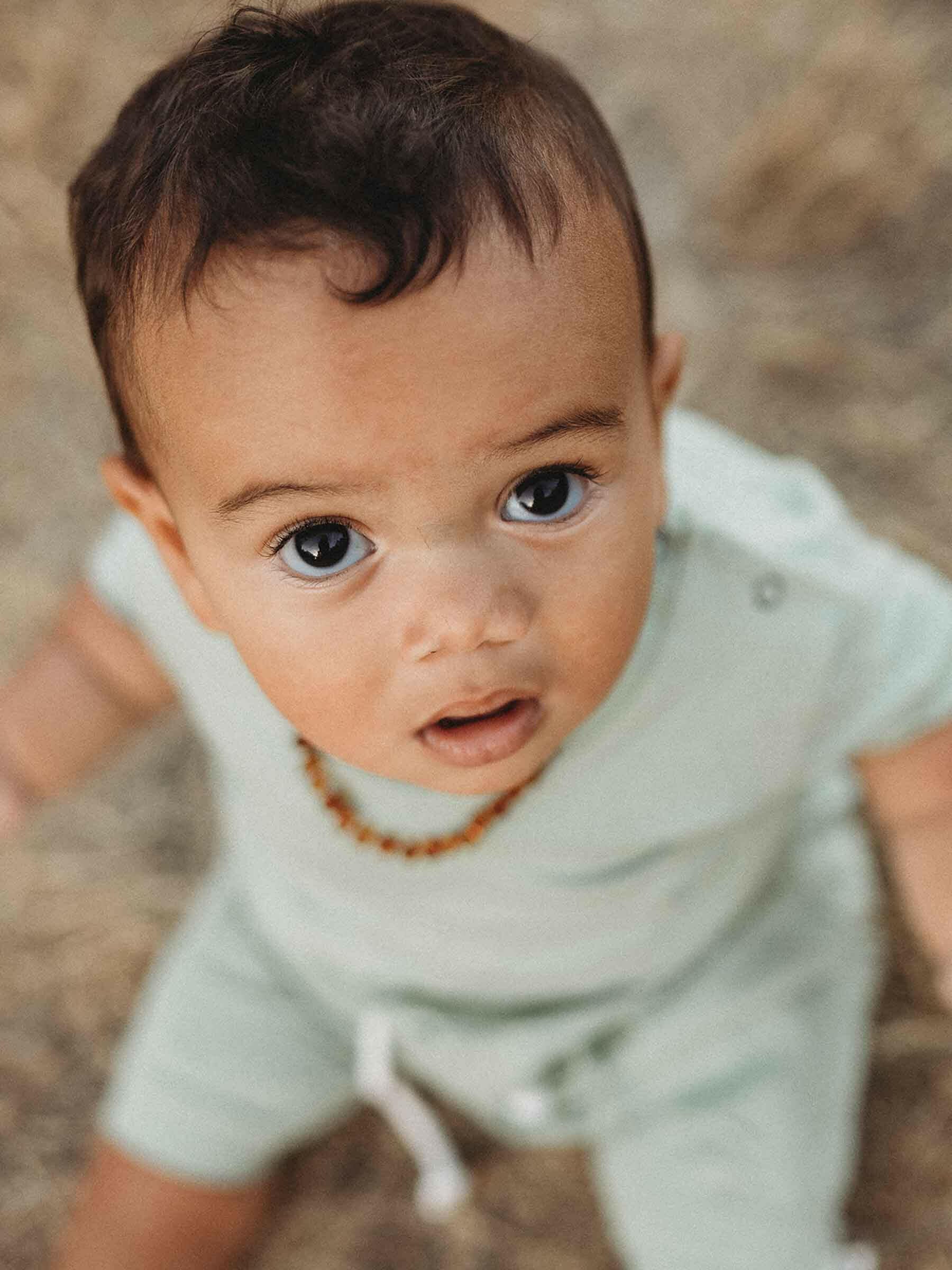 Easy Tiger Baby Tee Pistachio baby cotton Nui Organics