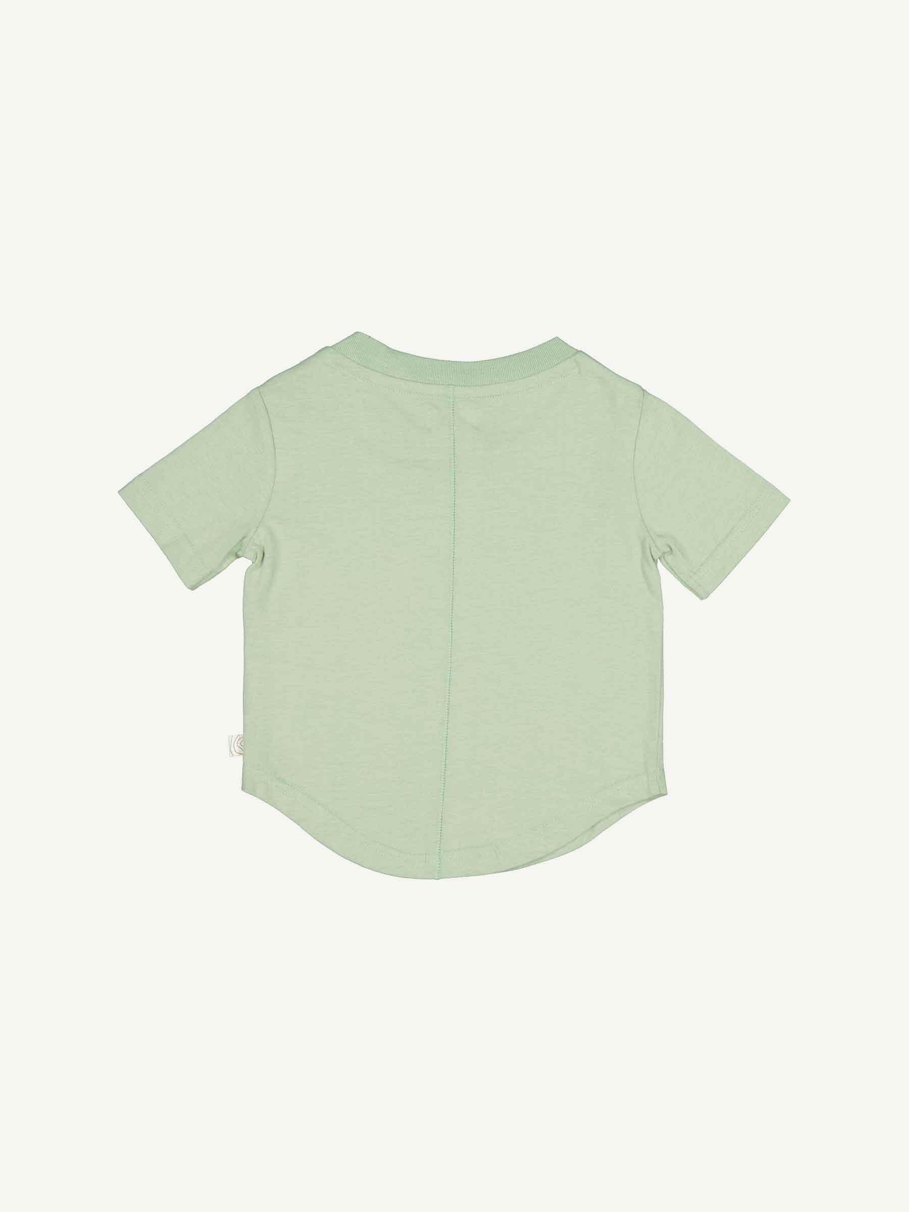 Easy Tiger Baby Tee Pistachio baby cotton Nui Organics
