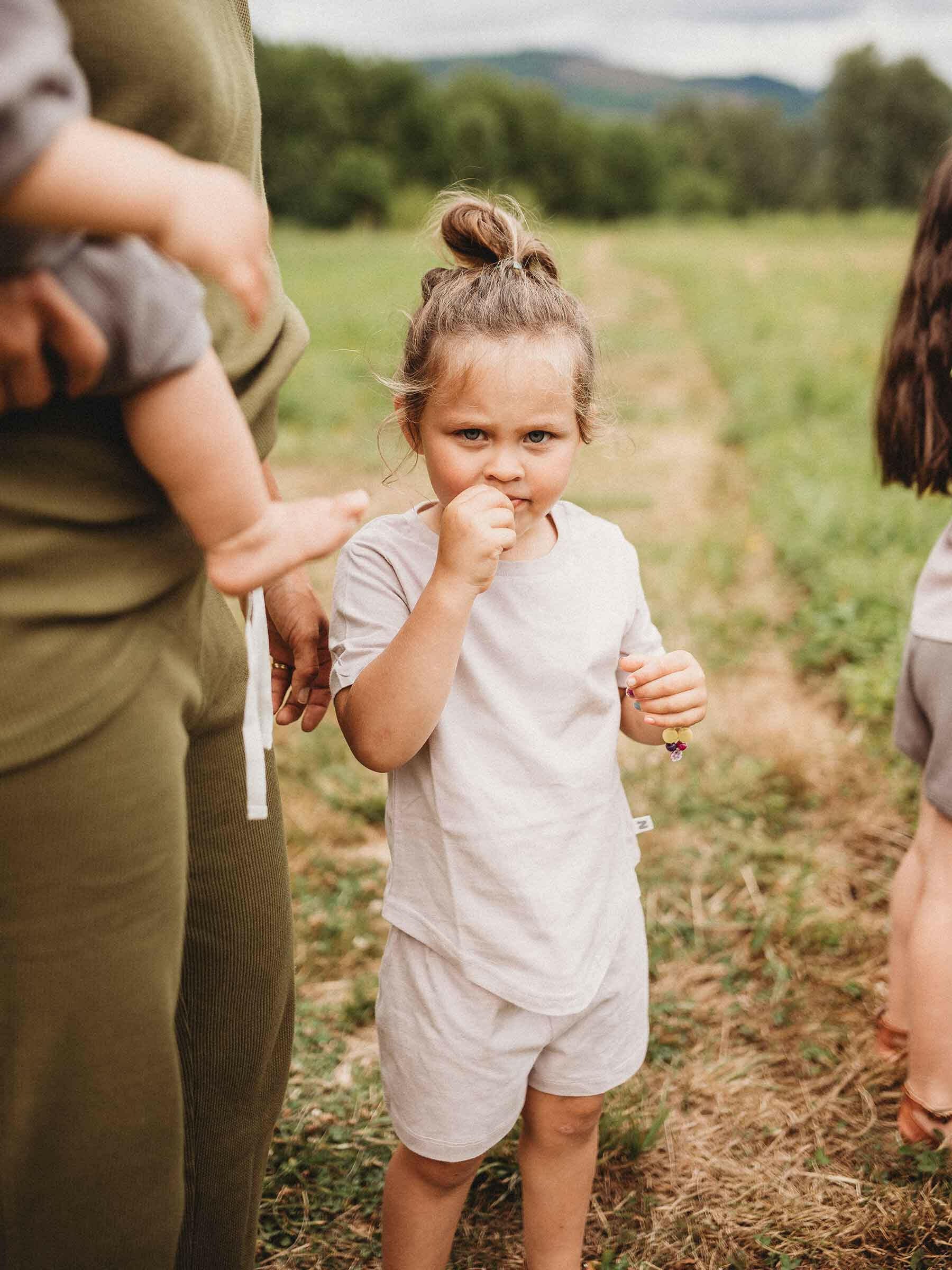 Easy Tiger Tee Iris child cotton Nui Organics