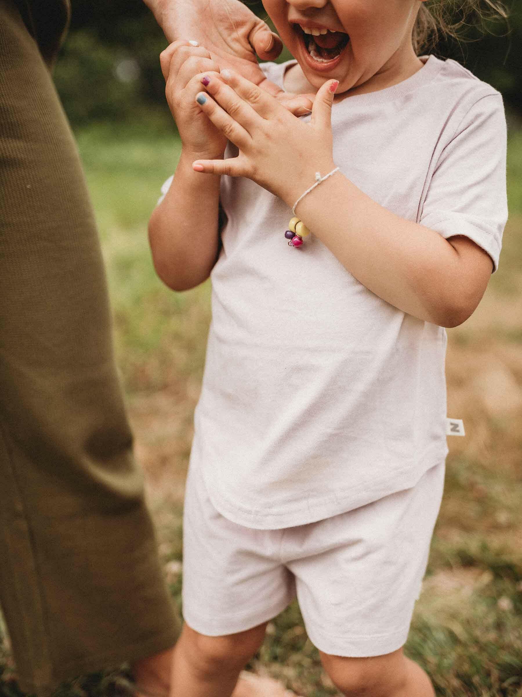 Easy Tiger Tee Iris child cotton Nui Organics