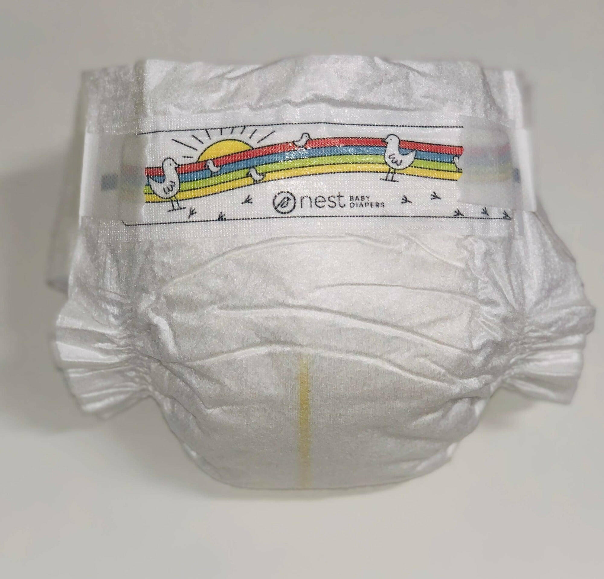 Sustainable Plant Based Baby Diapers - Size 1 Baby Essentials Nest Diapers