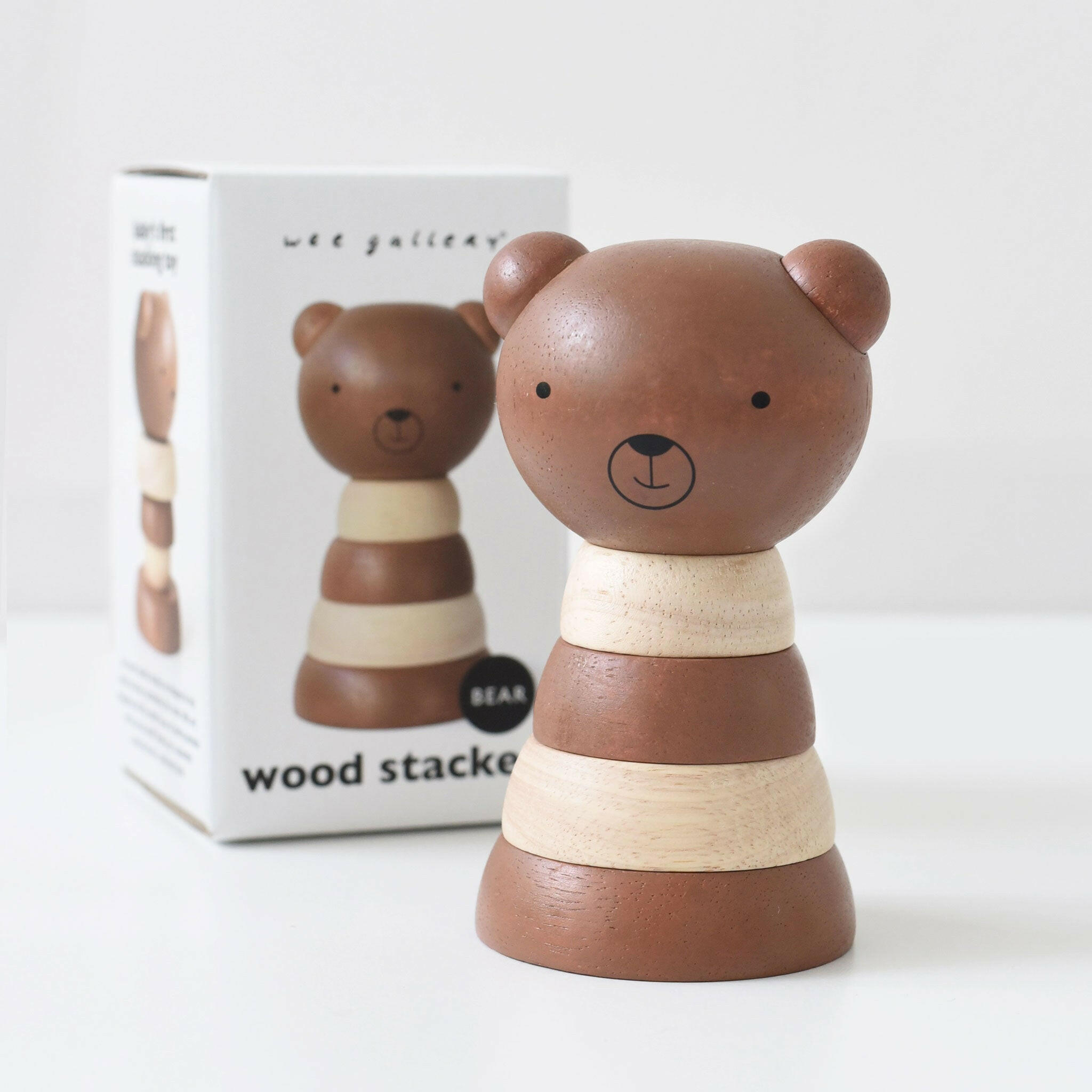 Wood Stacker - Bear Wooden Toys Wee Gallery