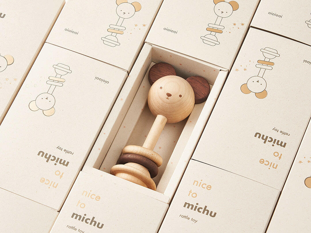 Nice To Michu Baby Rattle Baby Essentials Oioiooi