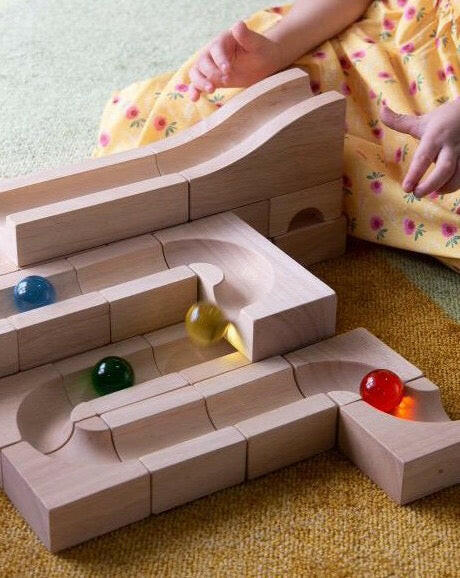 Unit Block Marble Run - 40 pc. set Kids Toys Guidecraft 40 pc.set