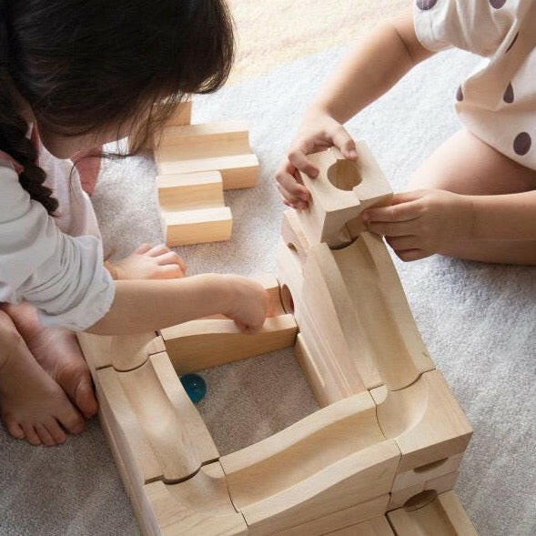 Unit Block Marble Run - 40 pc. set Kids Toys Guidecraft