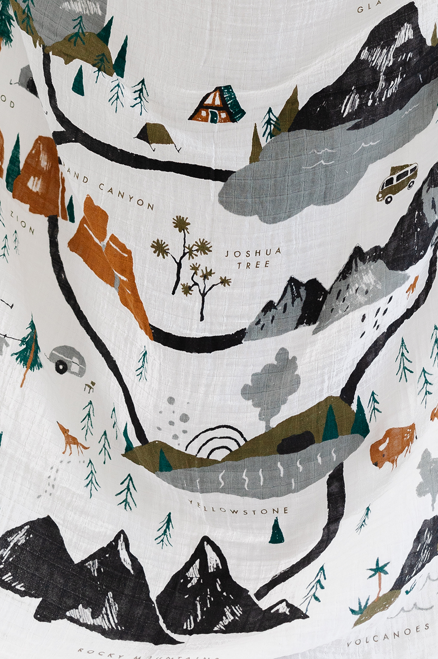 National Parks Swaddle Swaddles Clementine Kids