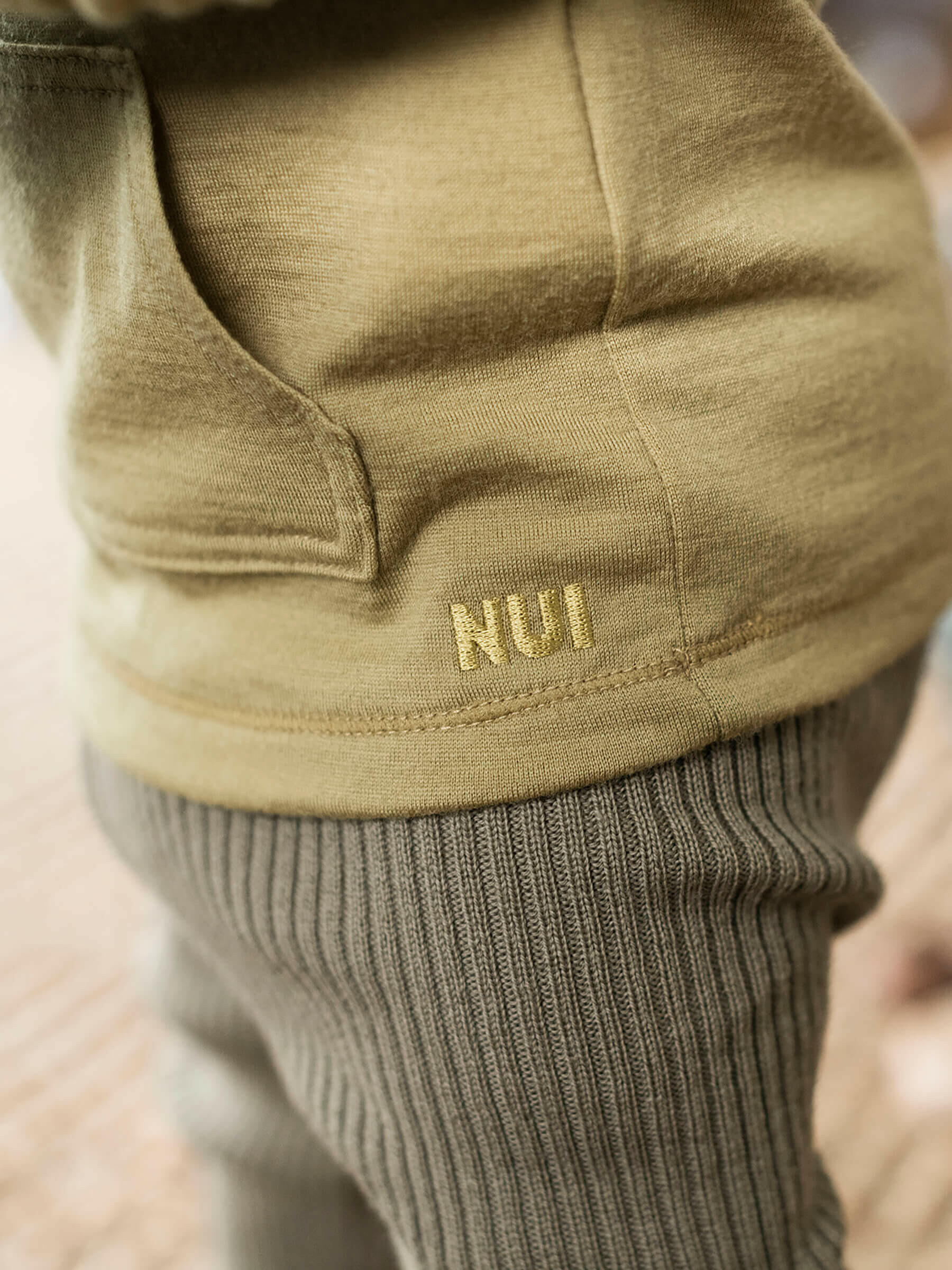 Baby Tihoi Merino Crew Willow baby tops Nui Organics