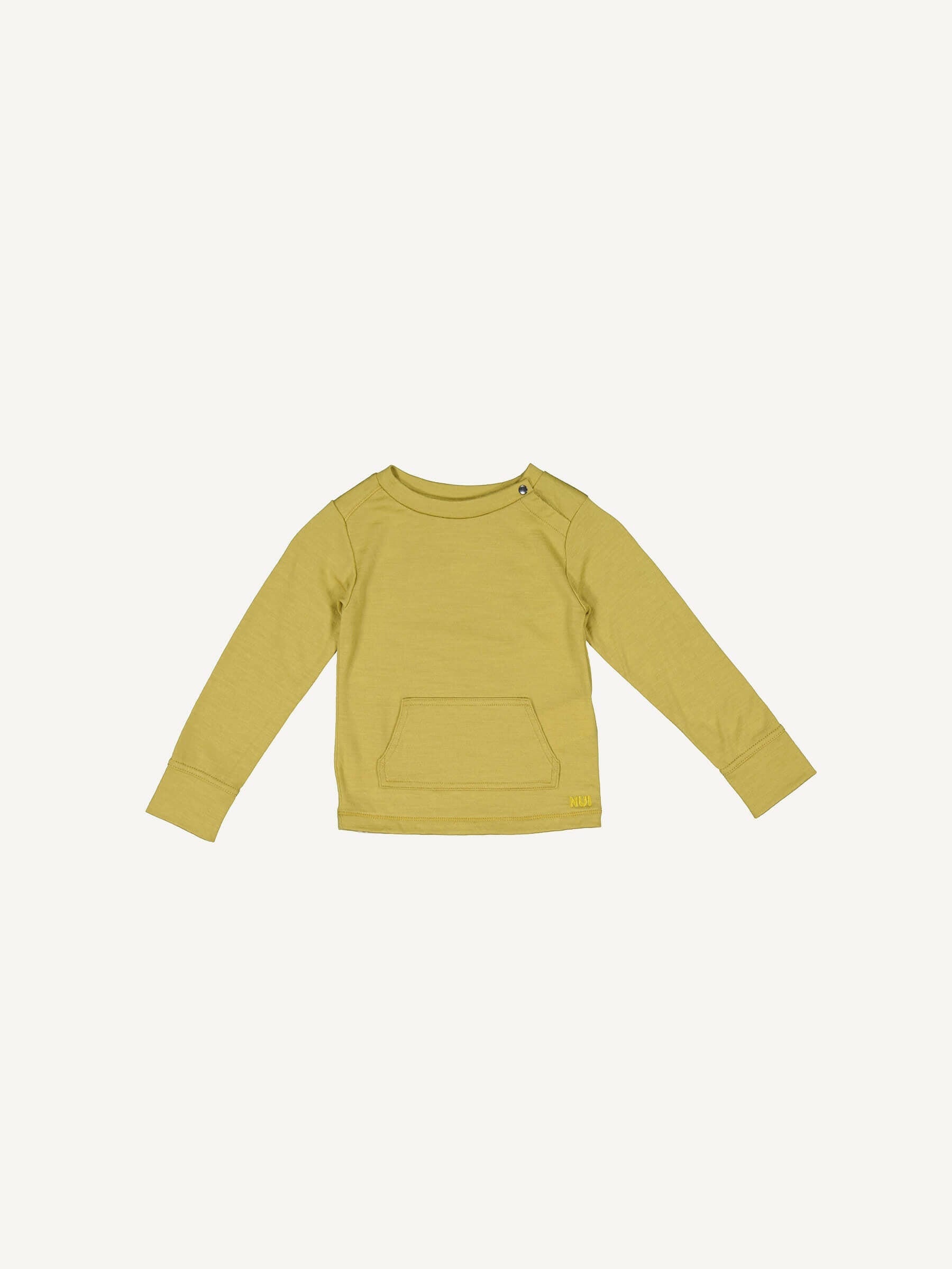 Baby Tihoi Merino Crew Willow baby tops Nui Organics 3-6m