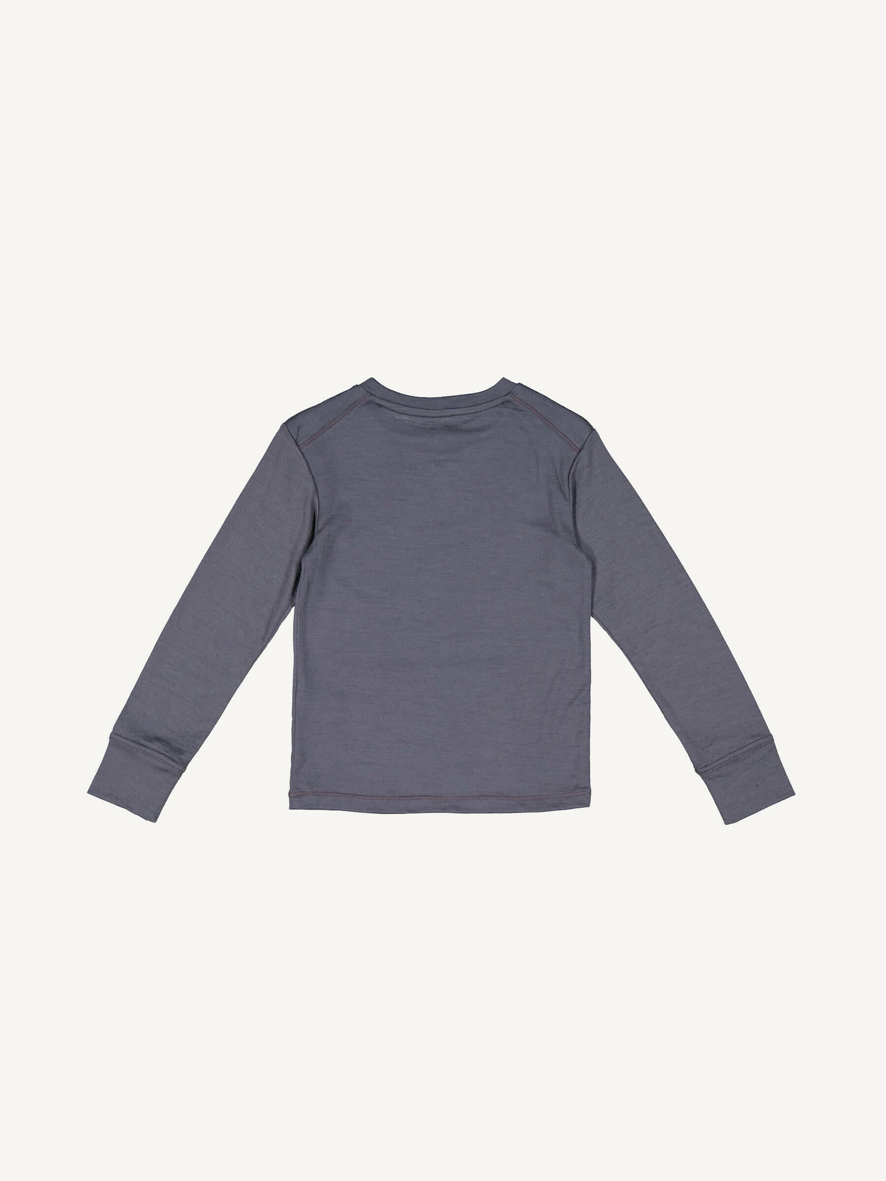 Child Tihoi Merino Crew Charcoal child tops Nui Organics