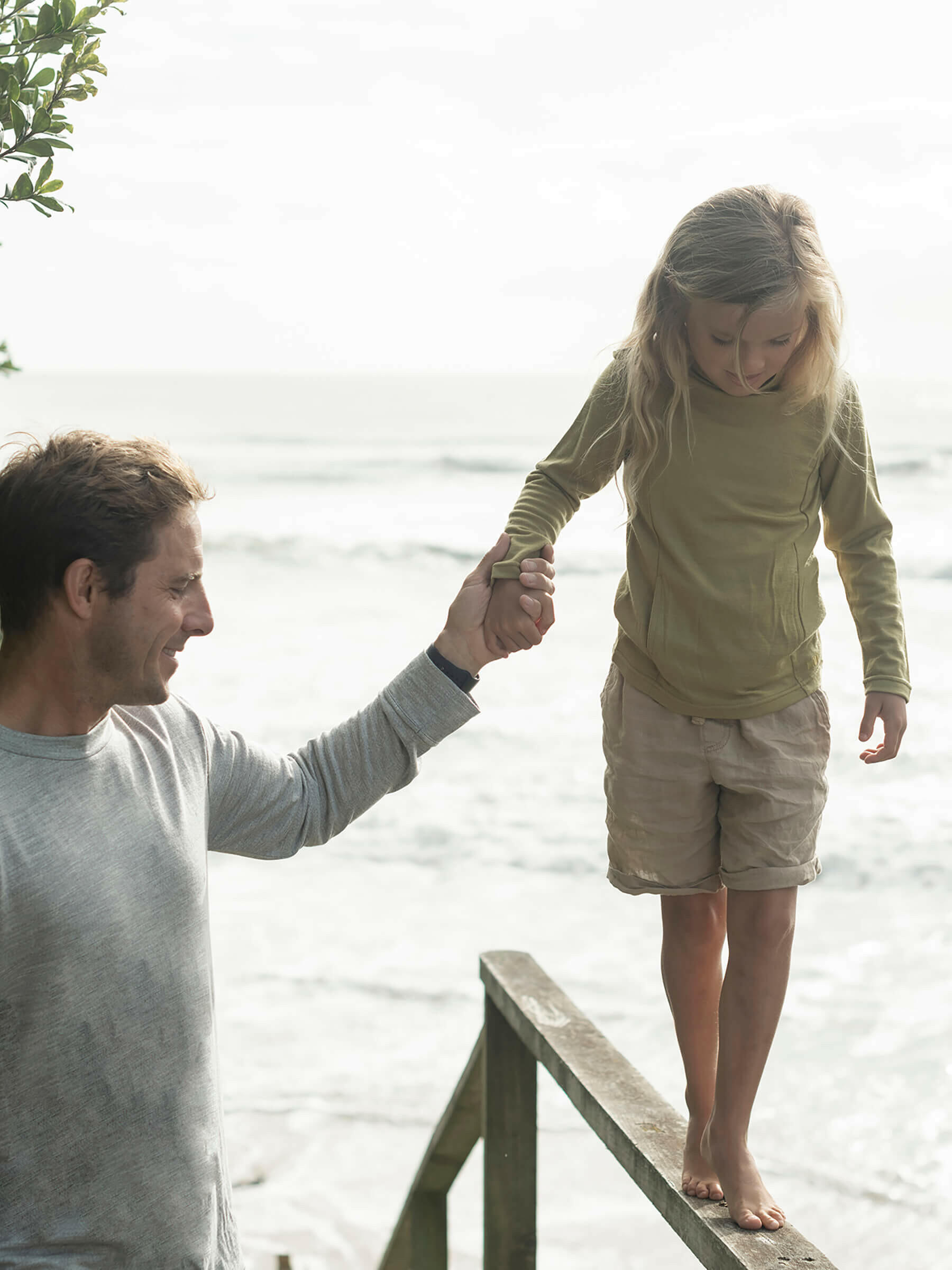 Child Ohau Mockneck Willow child tops Nui Organics